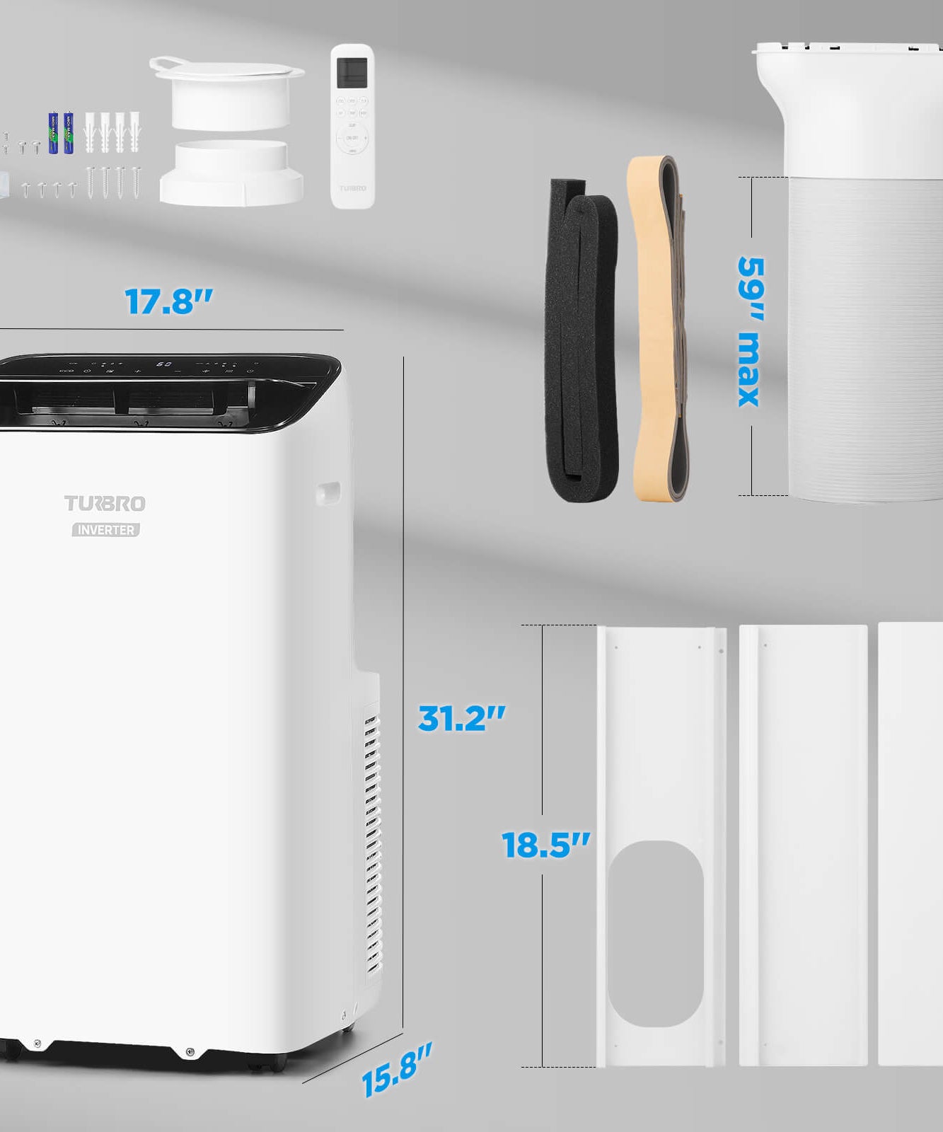 Greenland 14,000 BTU Inverter Portable Air Conditioner