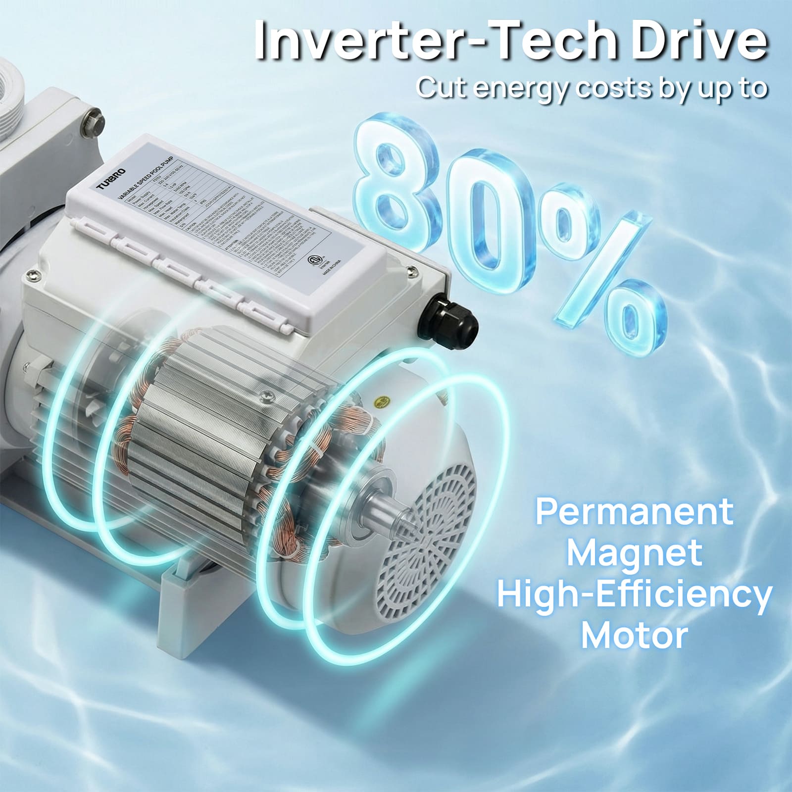 FlowSense Variable Speed Pool Pump, Above-Ground