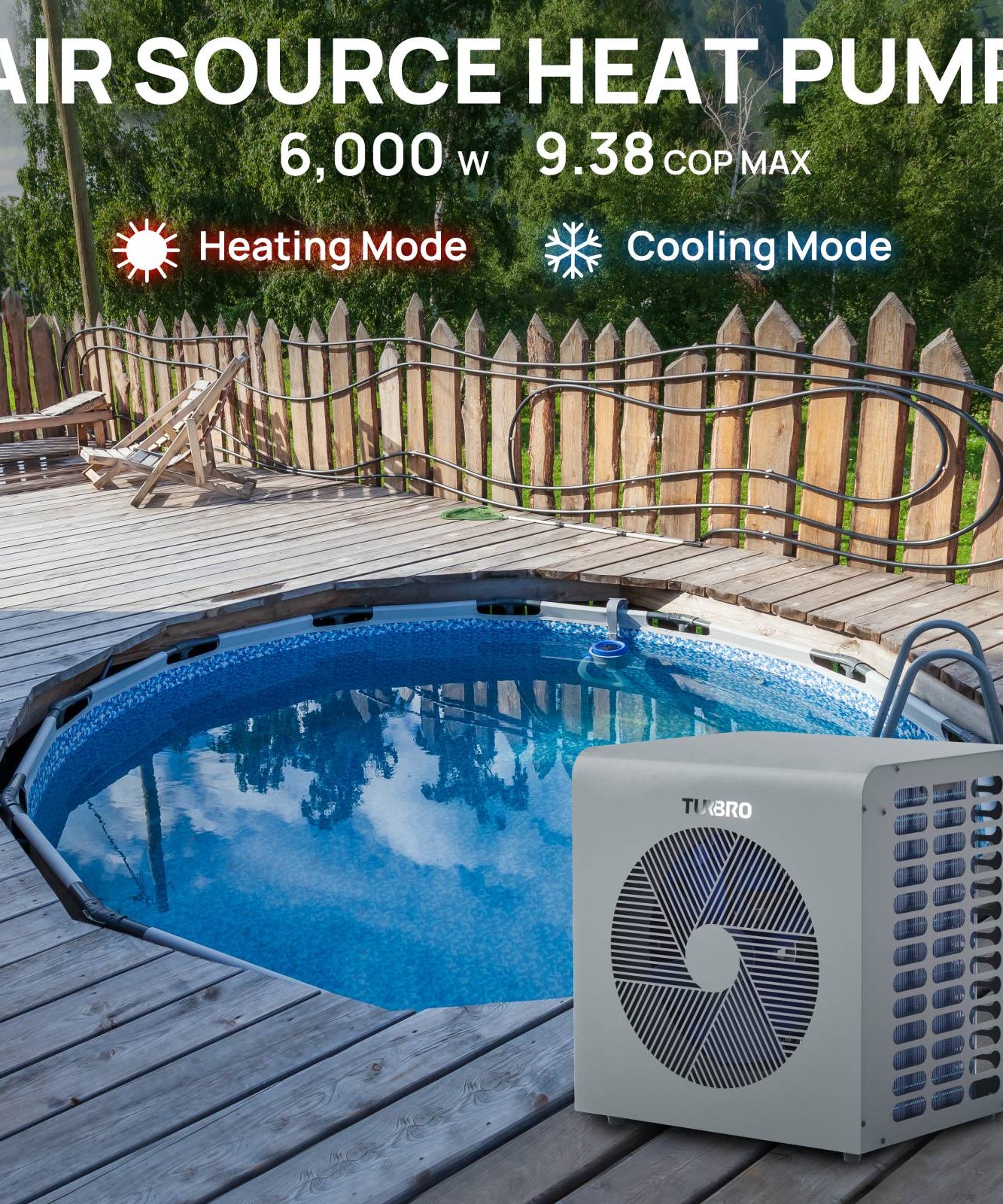 Beluga Inverter Pool Heat Pump - European version