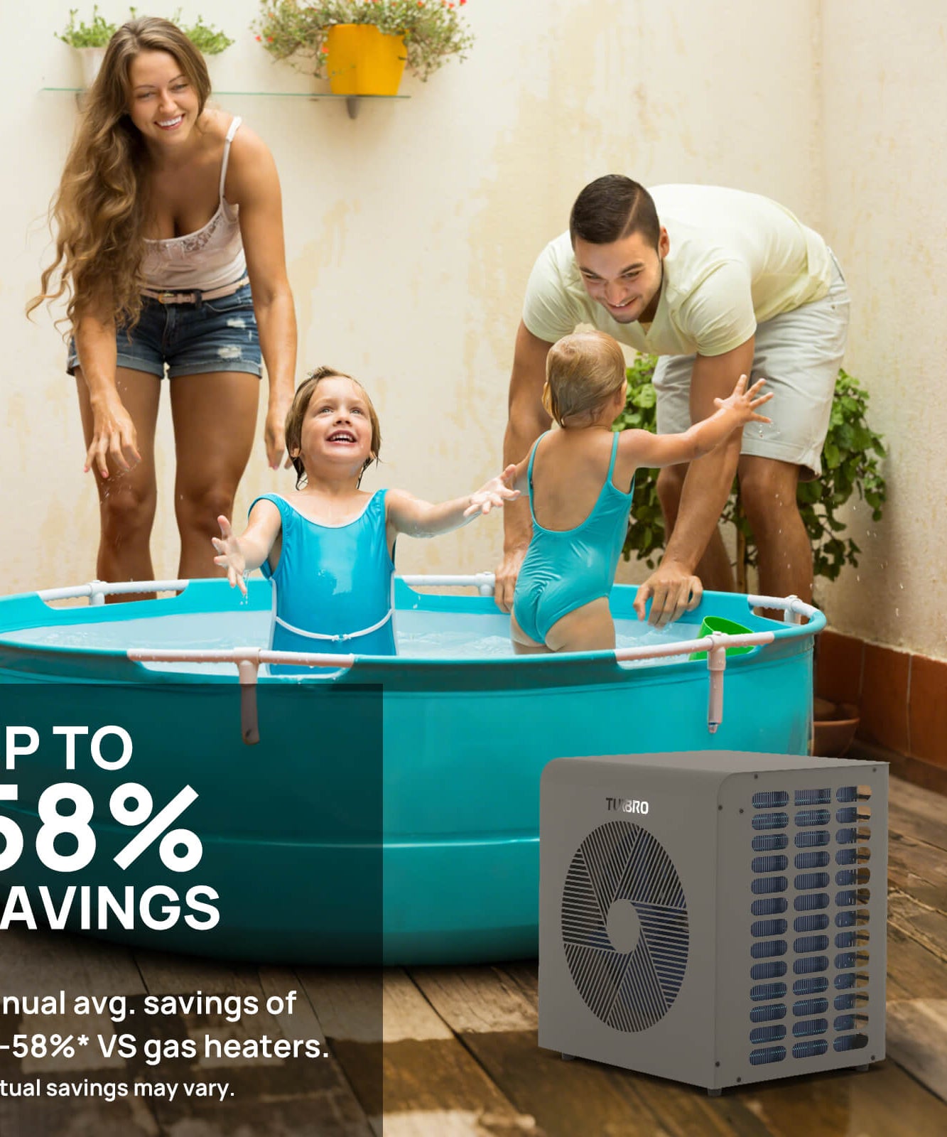 Beluga Inverter Pool Heat Pump - European version