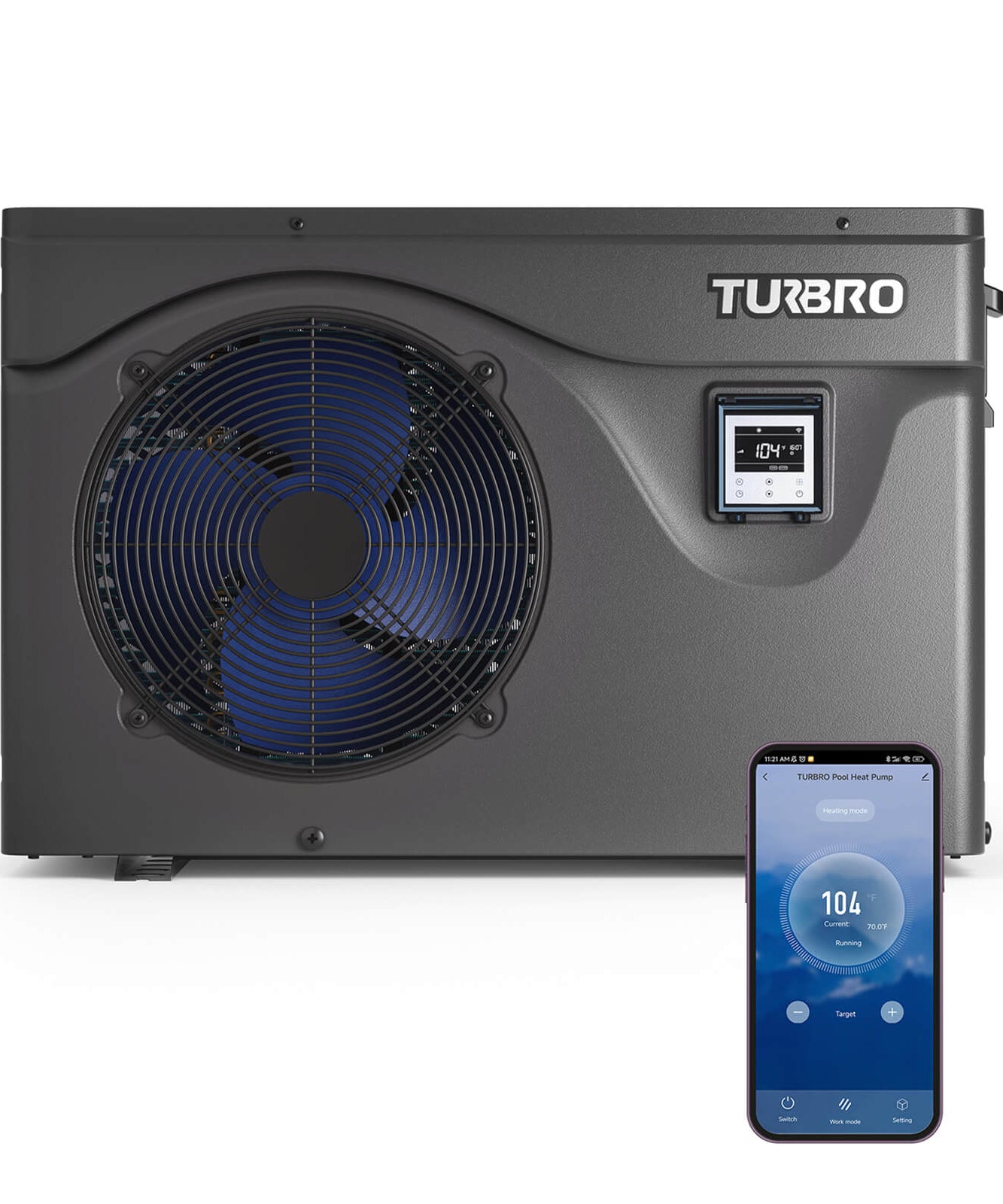 (Open Box) Beluga B50V/B75V Inverter Swimming Pool Heat Pump