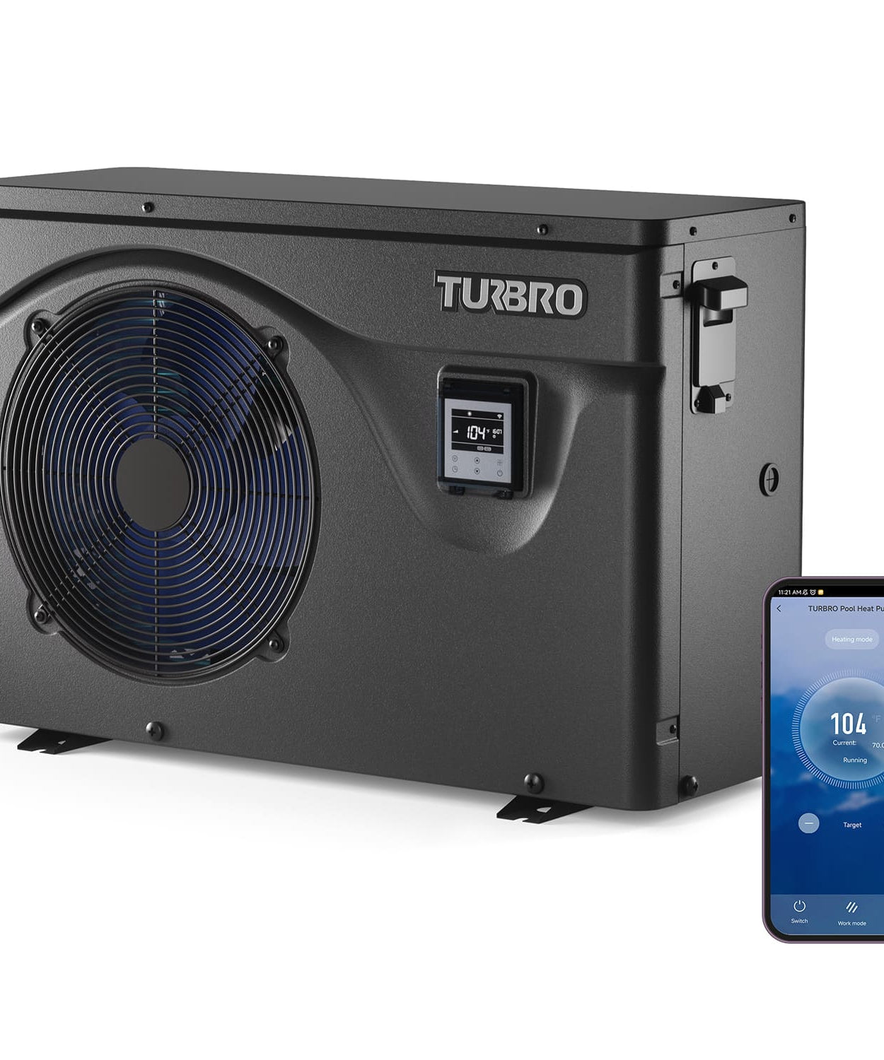(Open Box) Beluga B50V/B75V Inverter Swimming Pool Heat Pump