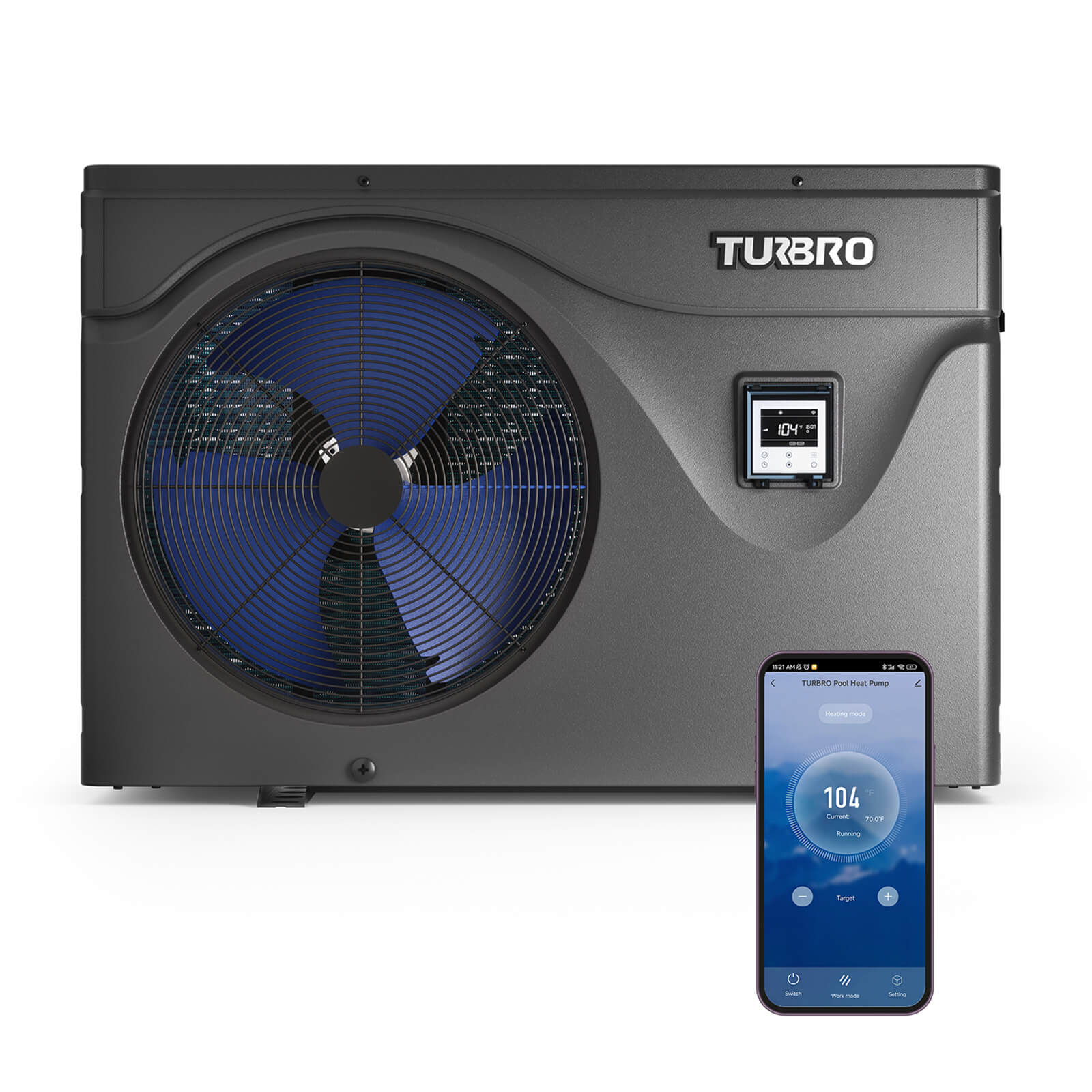 (Open Box) Beluga B50V/B75V Inverter Swimming Pool Heat Pump