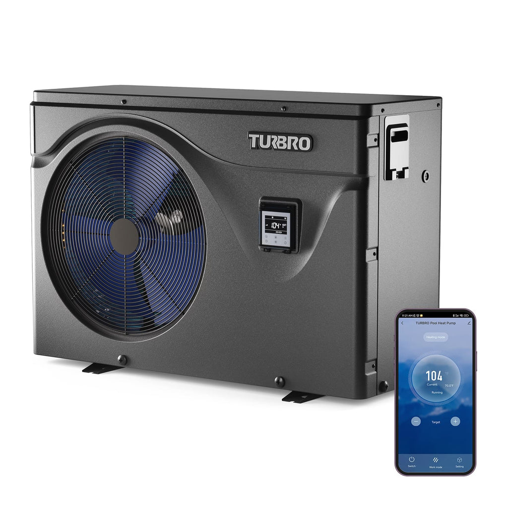 Beluga Inverter Pool Heat Pump, 50K/75K BTU