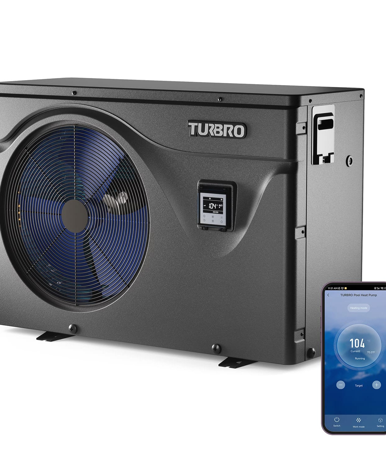(Open Box) Beluga B50V/B75V Inverter Swimming Pool Heat Pump