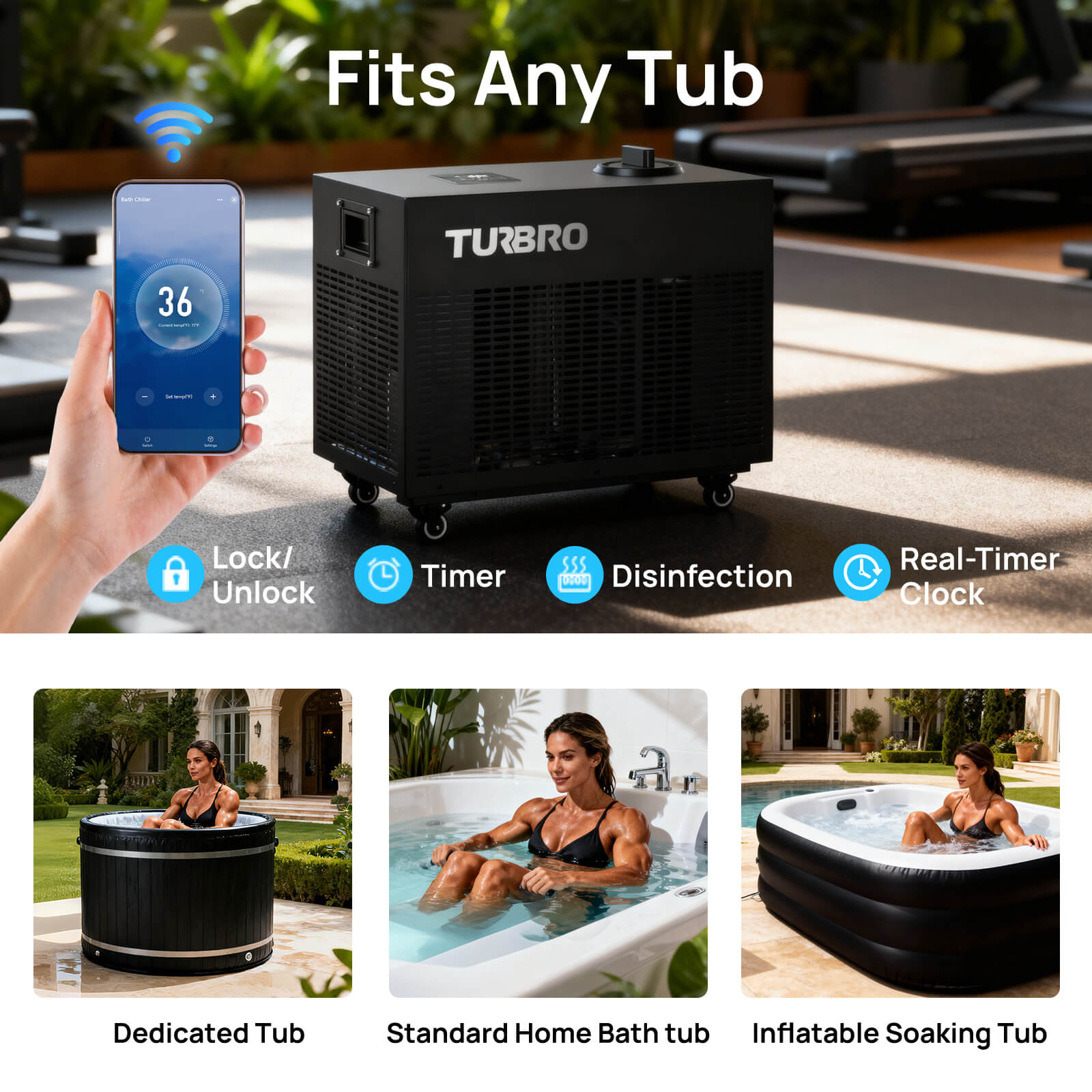 Frostcore Ice Bath Water Chiller for Cold Plunge