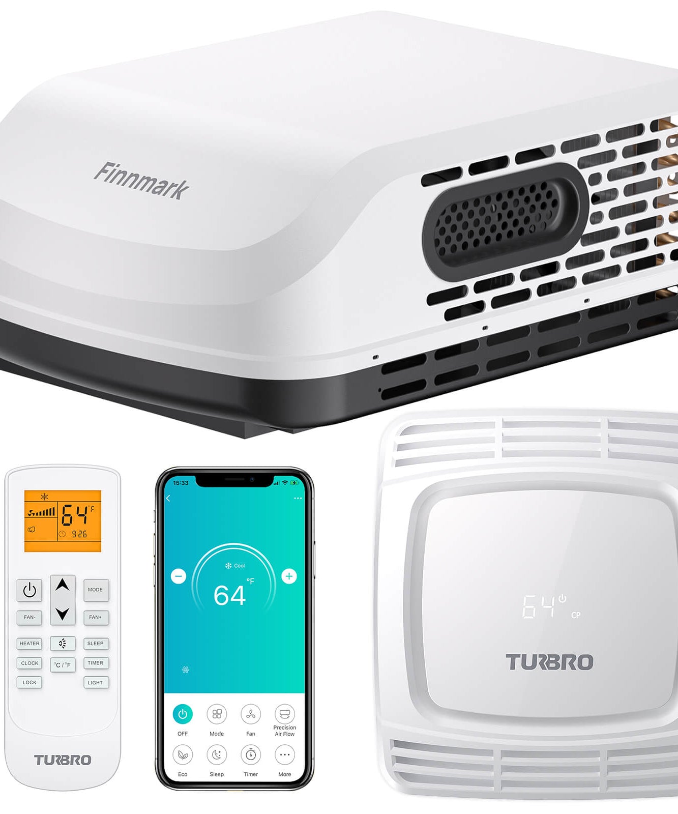 Finnmark 15,000 BTU Rooftop RV Air Conditioner