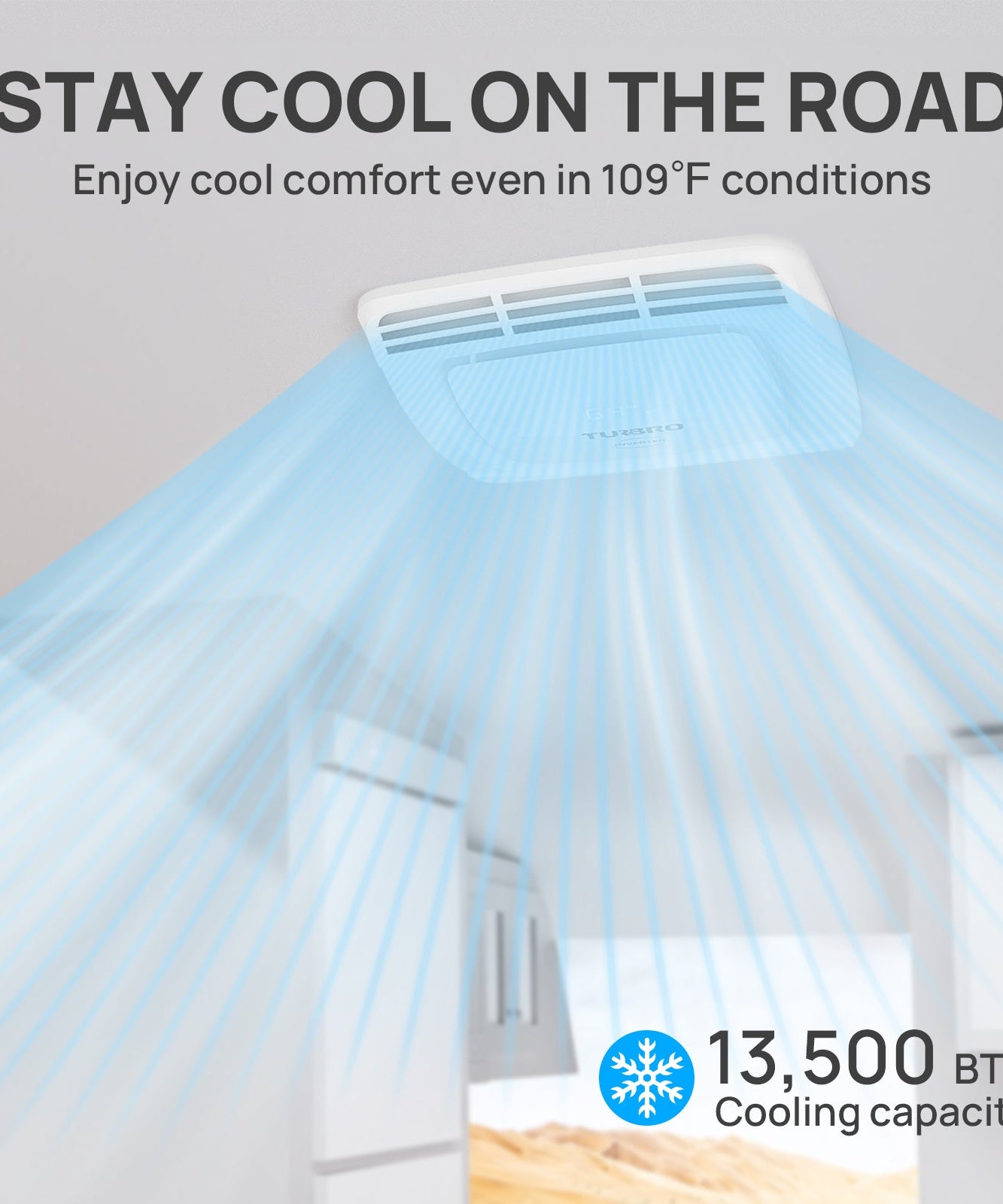 Greenland 13,500 BTU Inverter Rooftop RV Air Conditioner