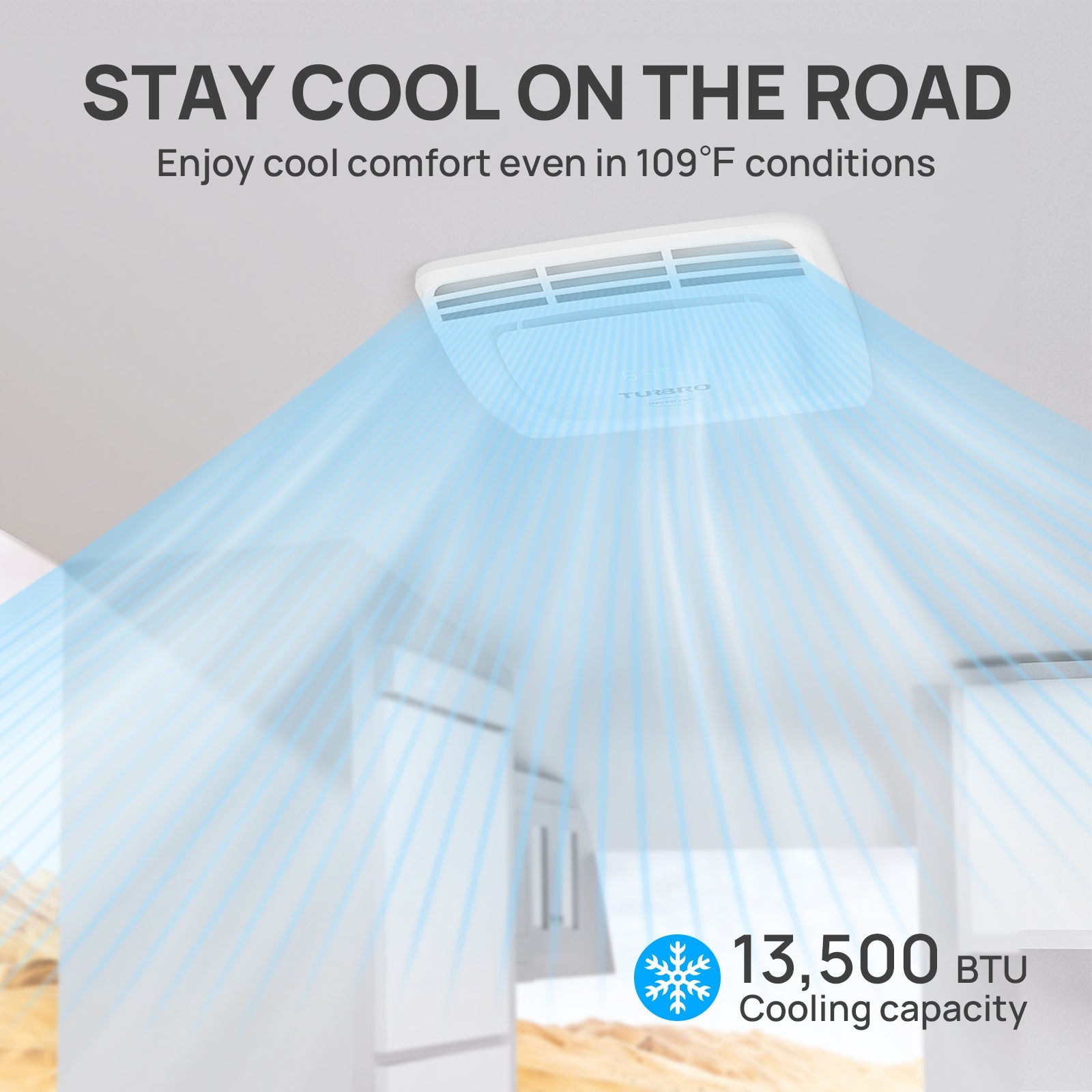 Greenland 13,500 BTU Inverter Rooftop RV Air Conditioner