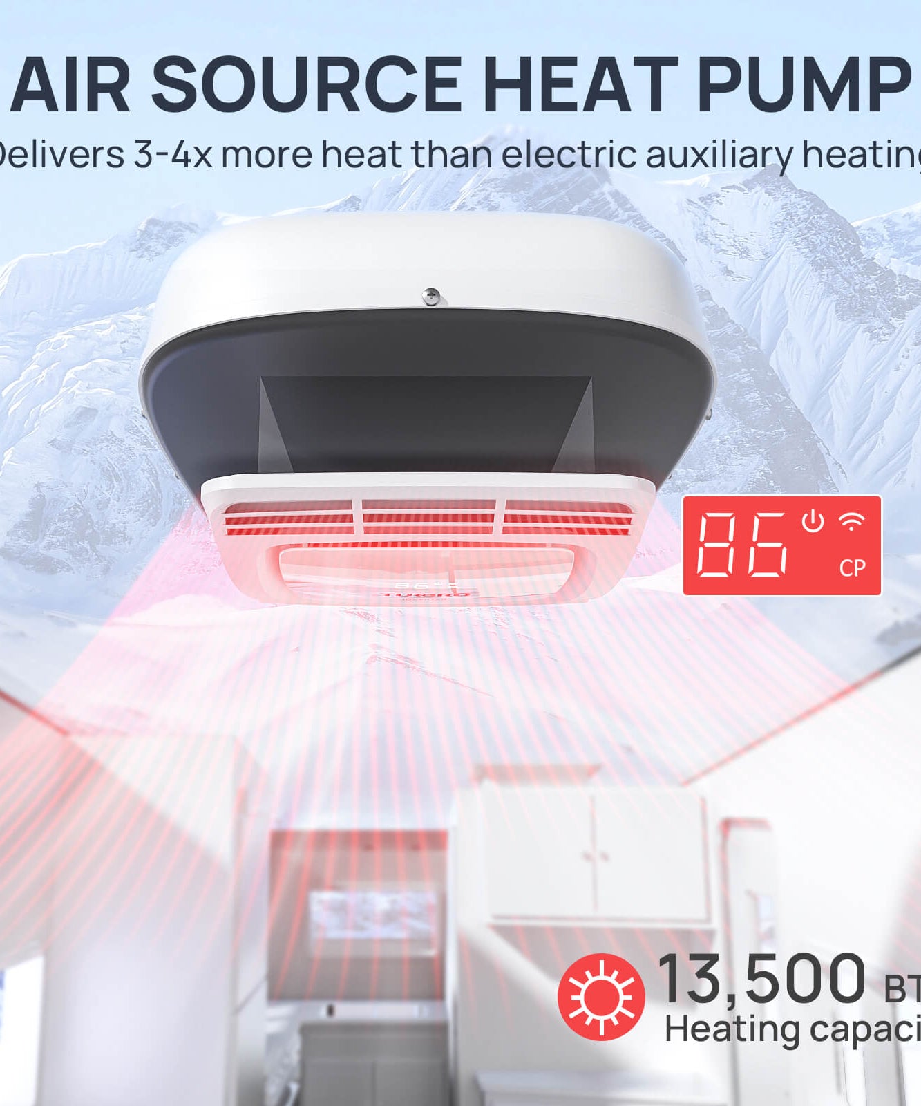 Greenland 13,500 BTU Inverter Rooftop RV Air Conditioner