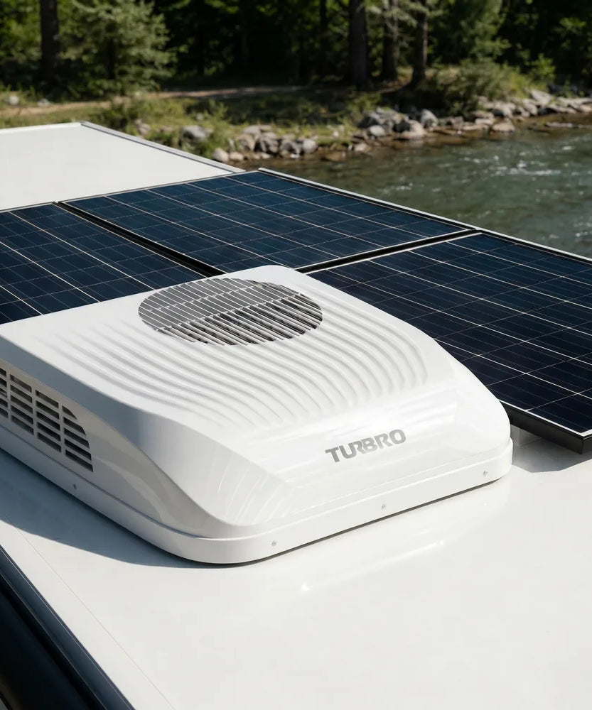 Greenland 9,000 BTU 12V DC Inverter Rooftop RV Air Conditioner