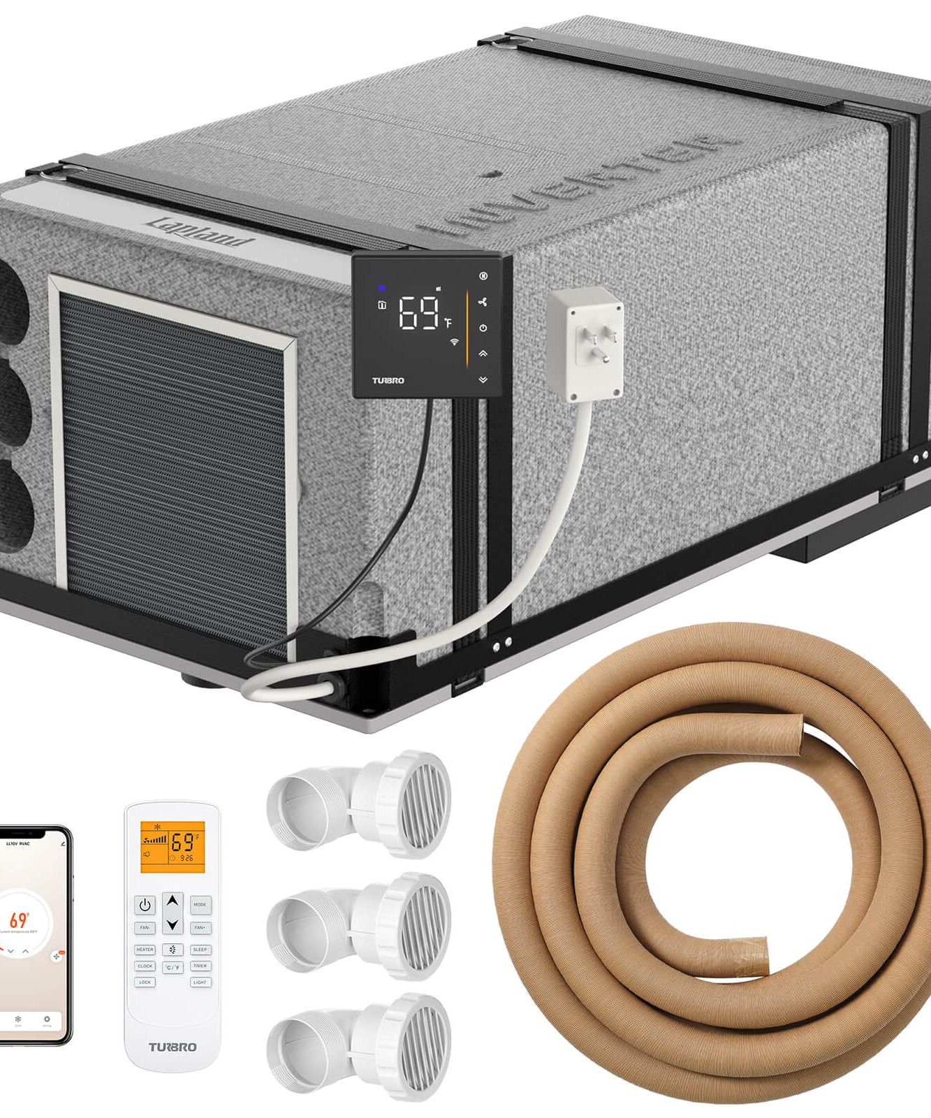 Lapland 10,000 BTU Inverter Under-Bench RV Air Conditioner