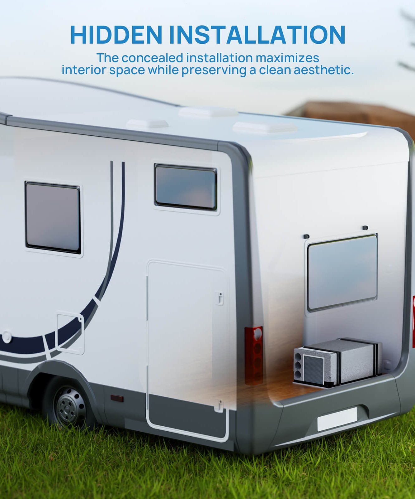 Lapland 10,000 BTU Inverter Under-Bench RV Air Conditioner