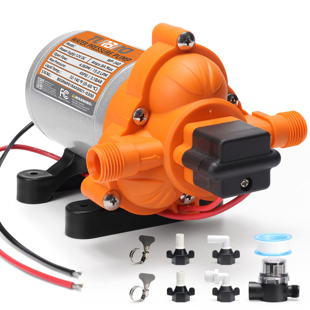 Rotorua RV Diaphragm Water Pressure Pump