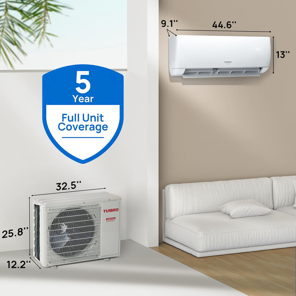 Finnmark 24,000 BTU Single Zone Mini Split AC (R32)