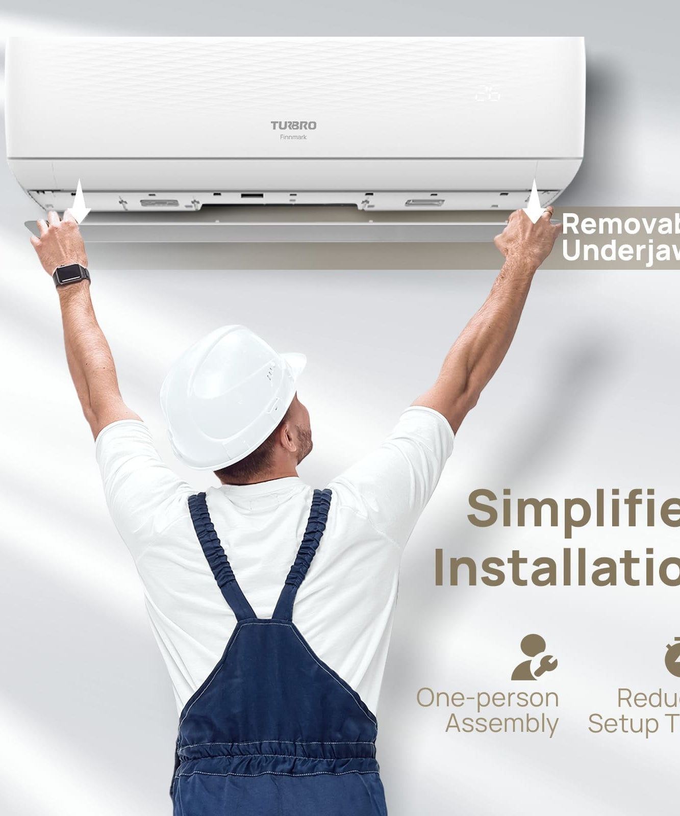 Finnmark 24,000 BTU Single Zone Mini Split AC (R32)