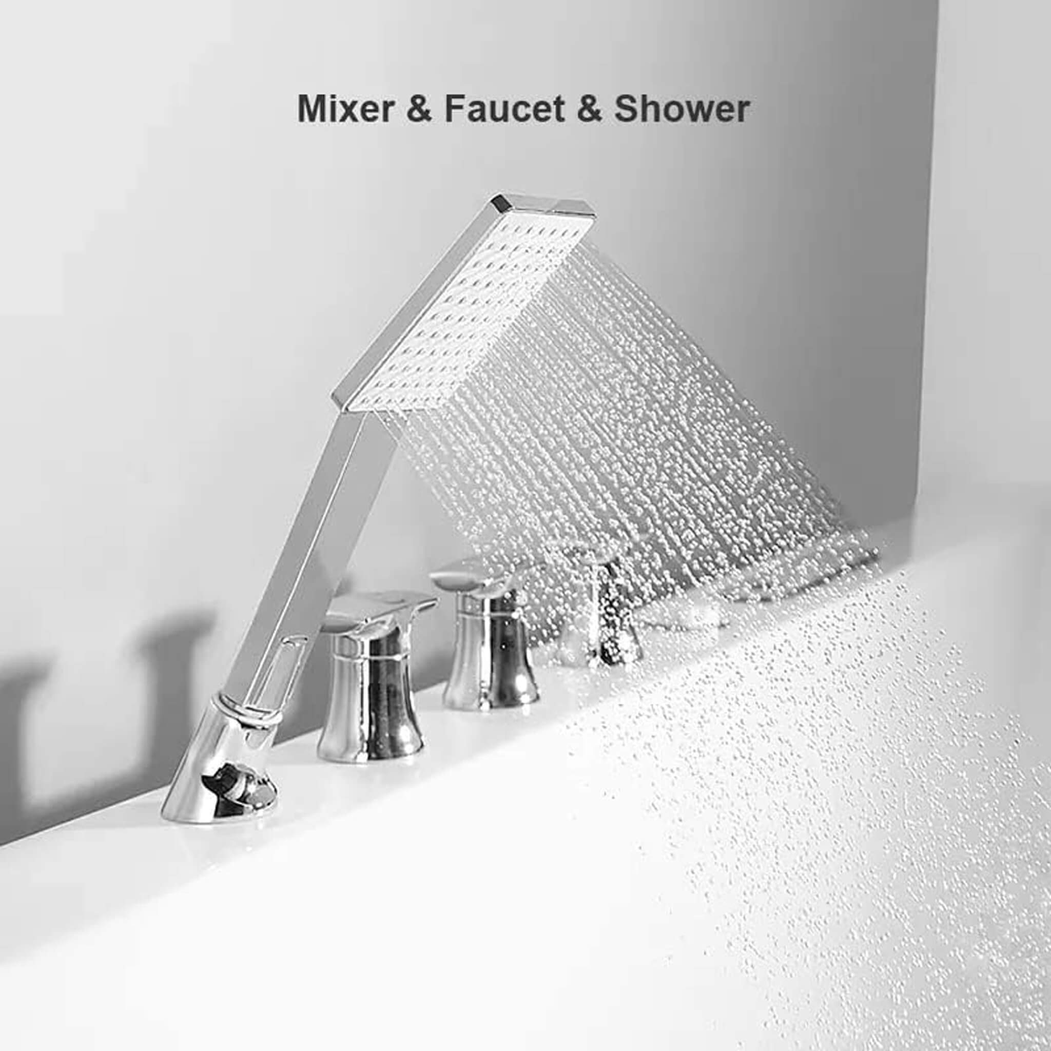 Nuvia Solstice 71-Inch Luxury 2-Person Acrylic Whirlpool Tub With LED Lights Jets And Faucet (SAK69173)