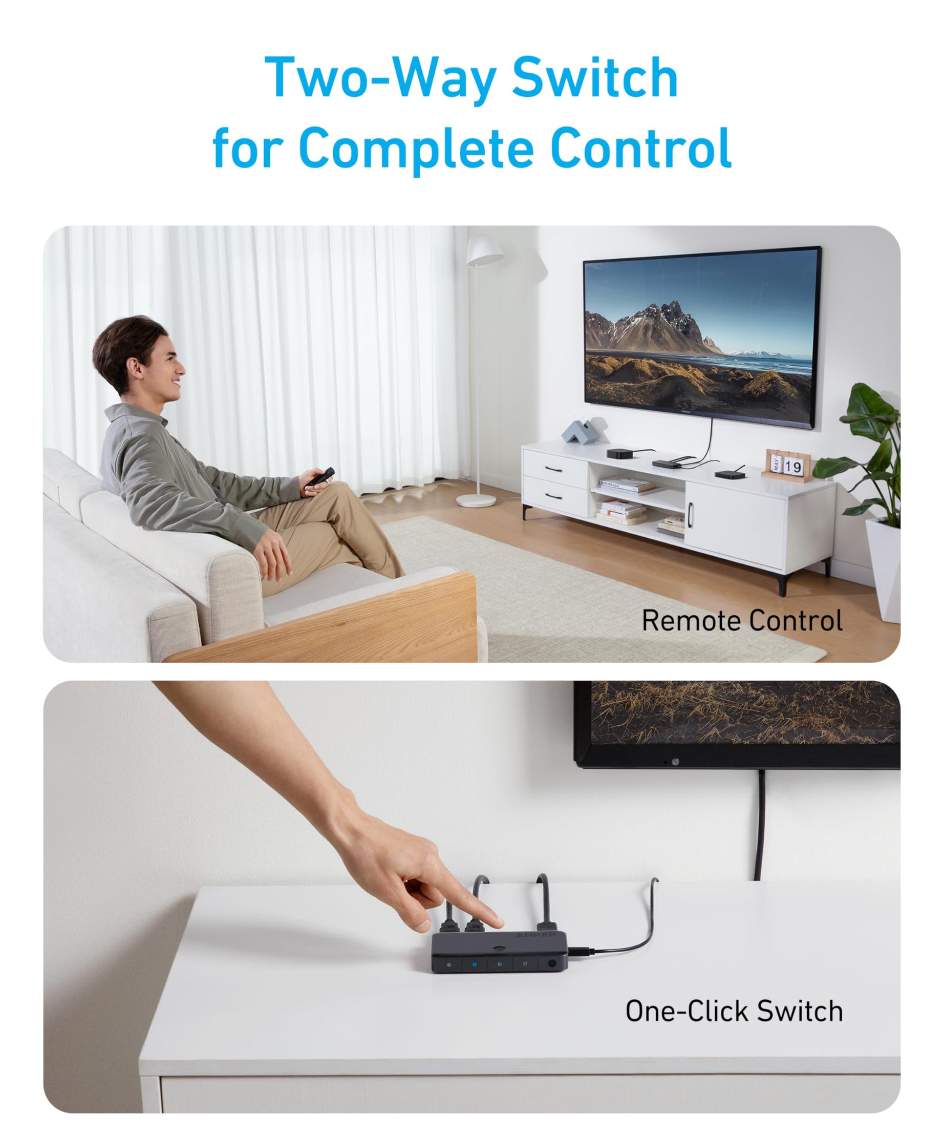 Anker HDMI Switch (4 in 1 Out, 4K HDMI)