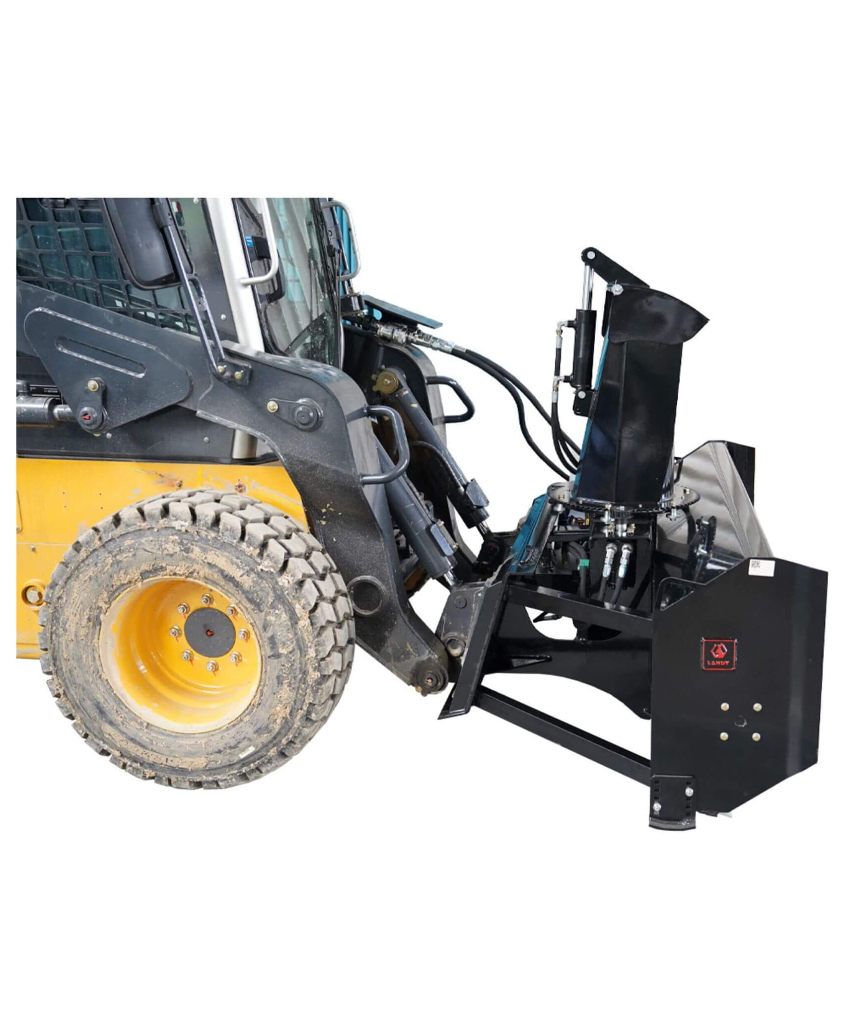 72-Inch Heavy-Duty Hydraulic Skid Steer Snow Blower Attachment (SAK59371)