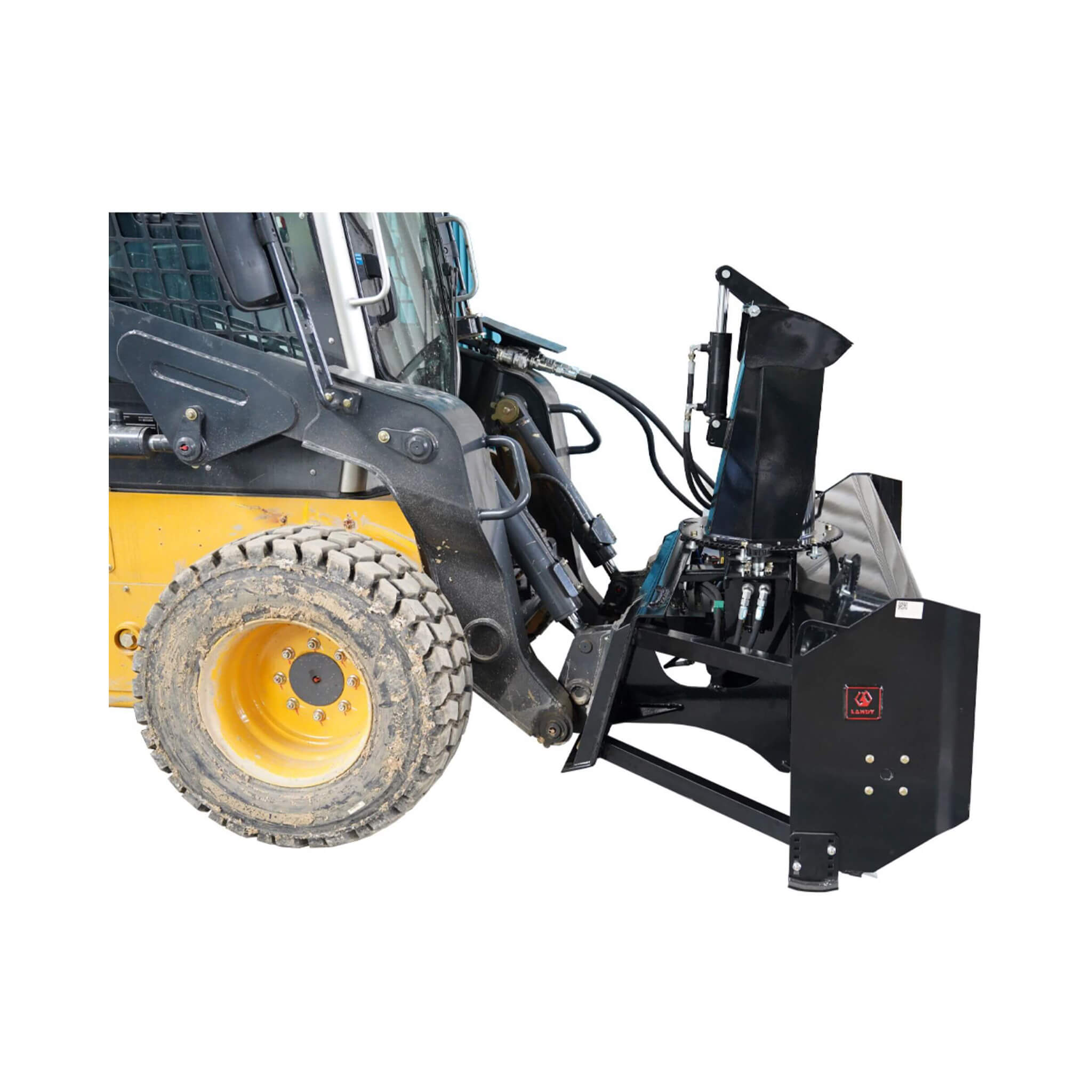 72-Inch Heavy-Duty Hydraulic Skid Steer Snow Blower Attachment (SAK59371)