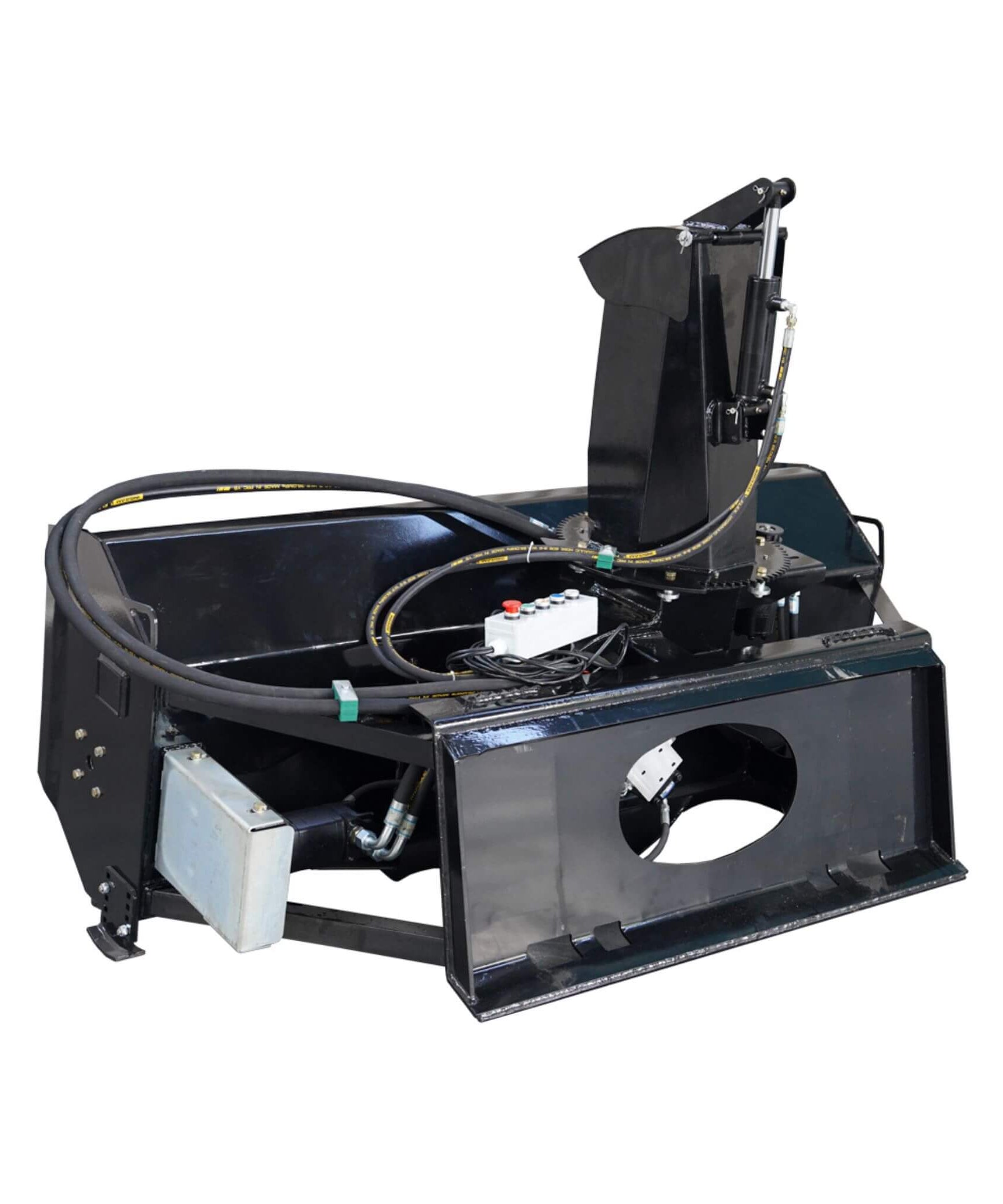 72-Inch Heavy-Duty Hydraulic Skid Steer Snow Blower Attachment (SAK59371)