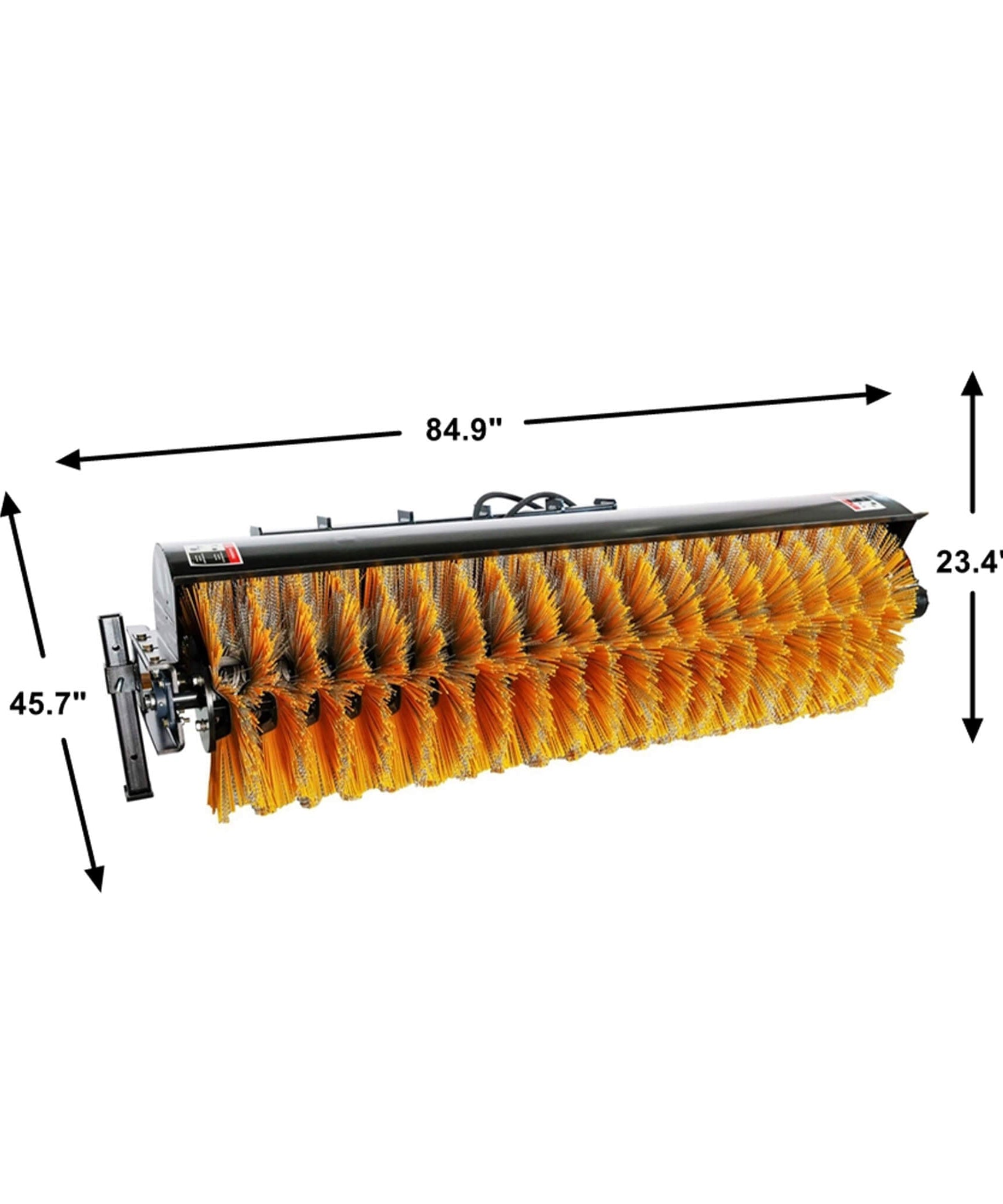 72-Inch Heavy-Duty Skid Steer Hydraulic Rotary Angle Broom Sweeper (SAK97846)