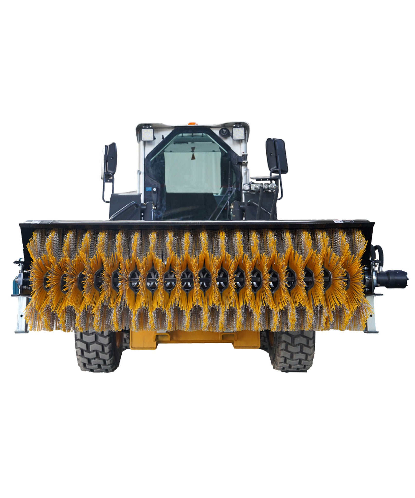 72-Inch Heavy-Duty Skid Steer Hydraulic Rotary Angle Broom Sweeper (SAK97846)