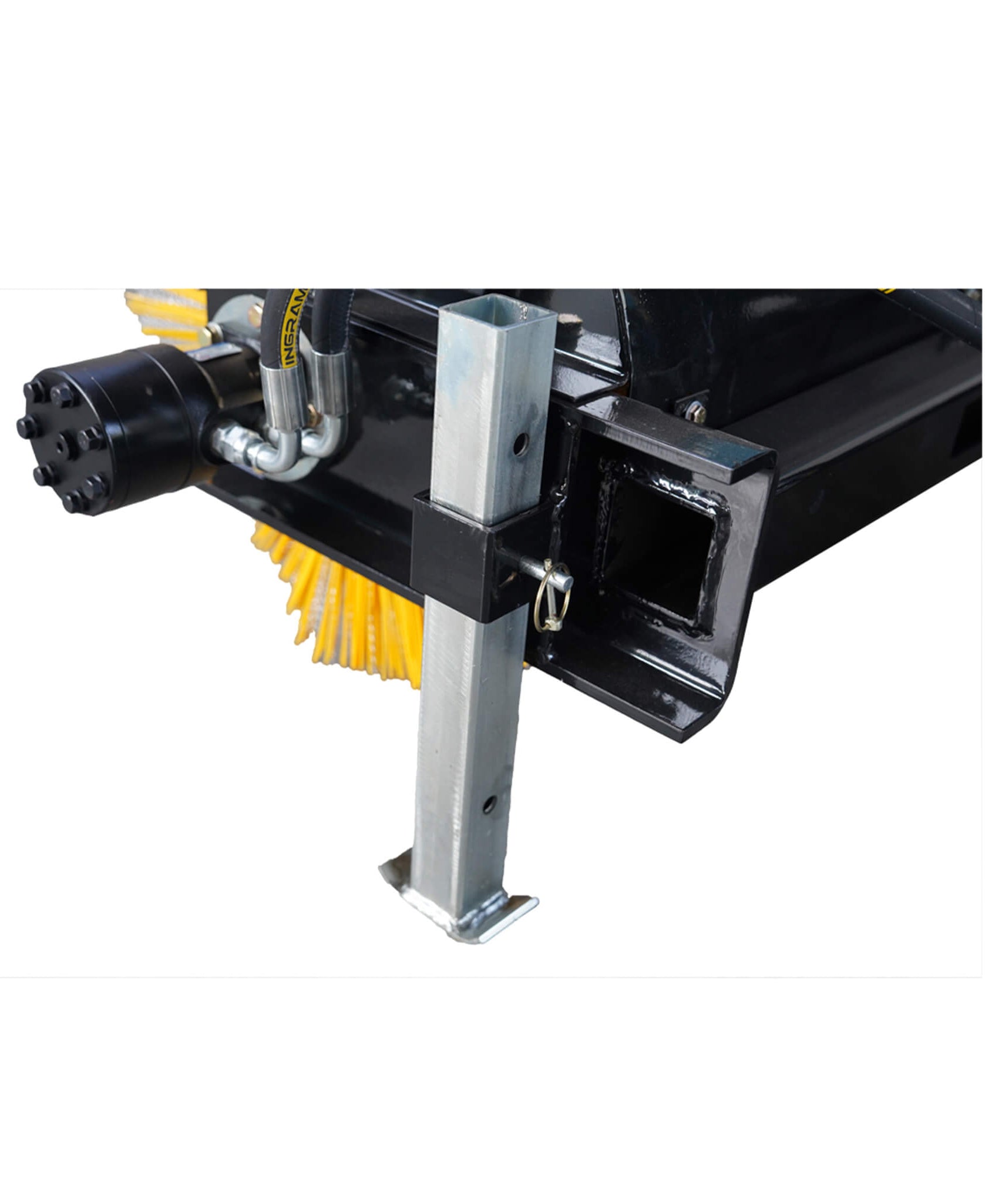 72-Inch Heavy-Duty Skid Steer Hydraulic Rotary Angle Broom Sweeper (SAK97846)