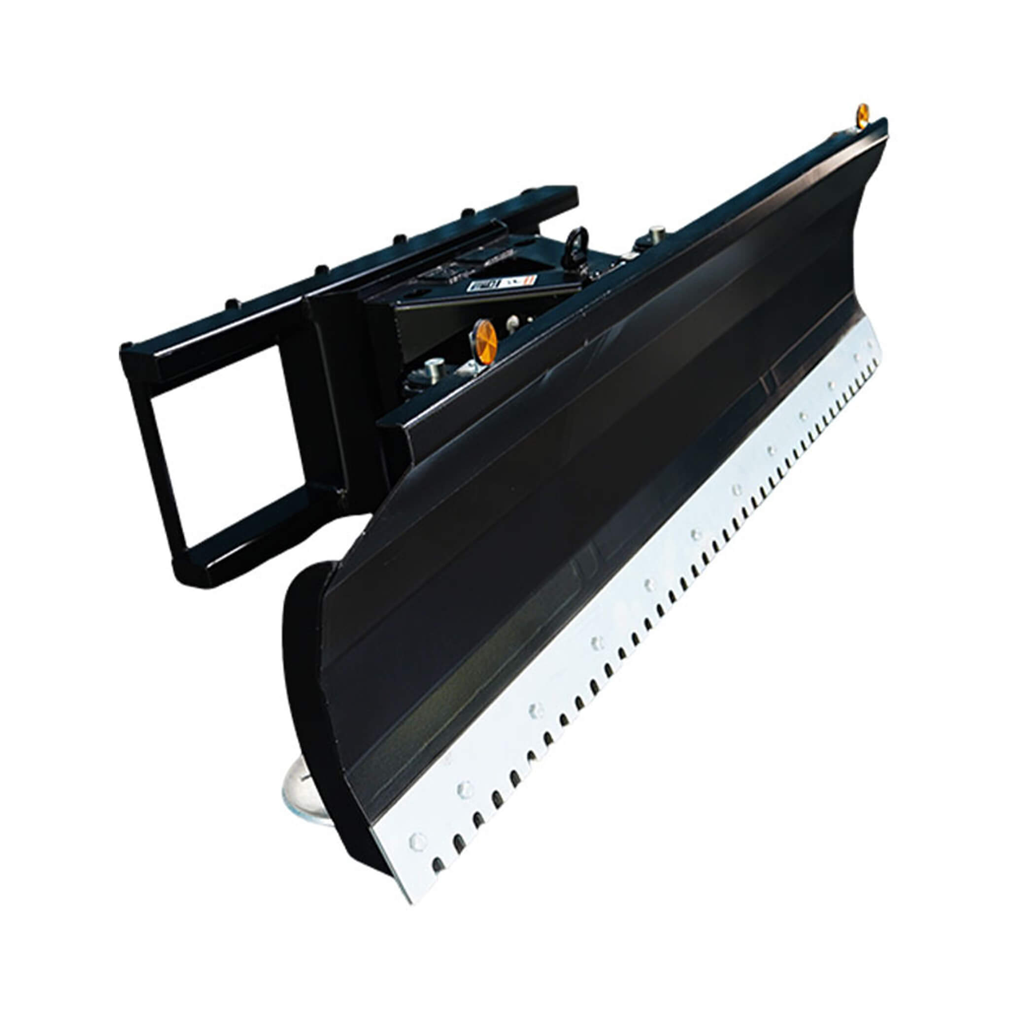 72-Inch Heavy-Duty Snow Plow Skid Steer Attachment With Dozer Blade (SAK27518)