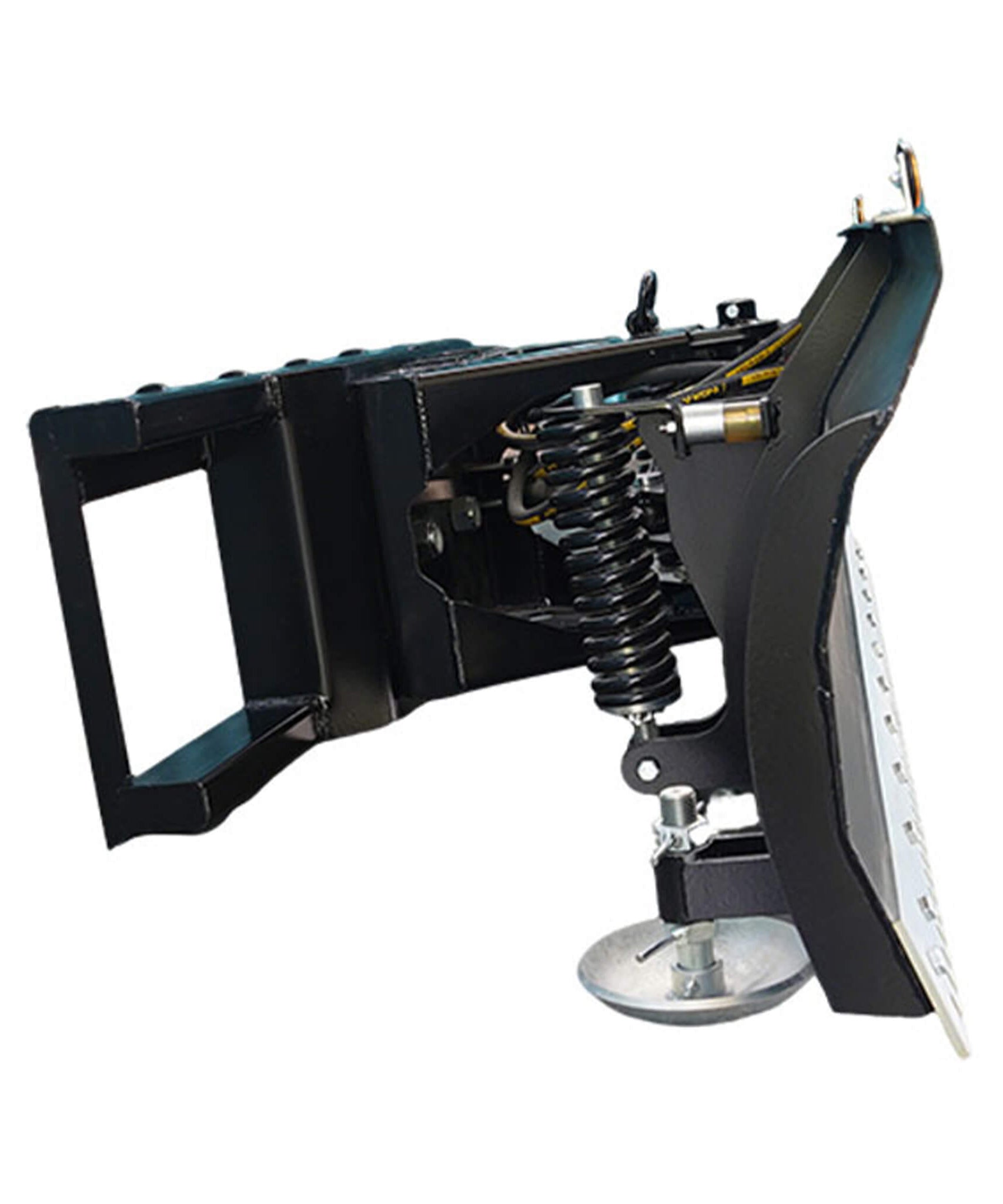 72-Inch Heavy-Duty Snow Plow Skid Steer Attachment With Dozer Blade (SAK27518)