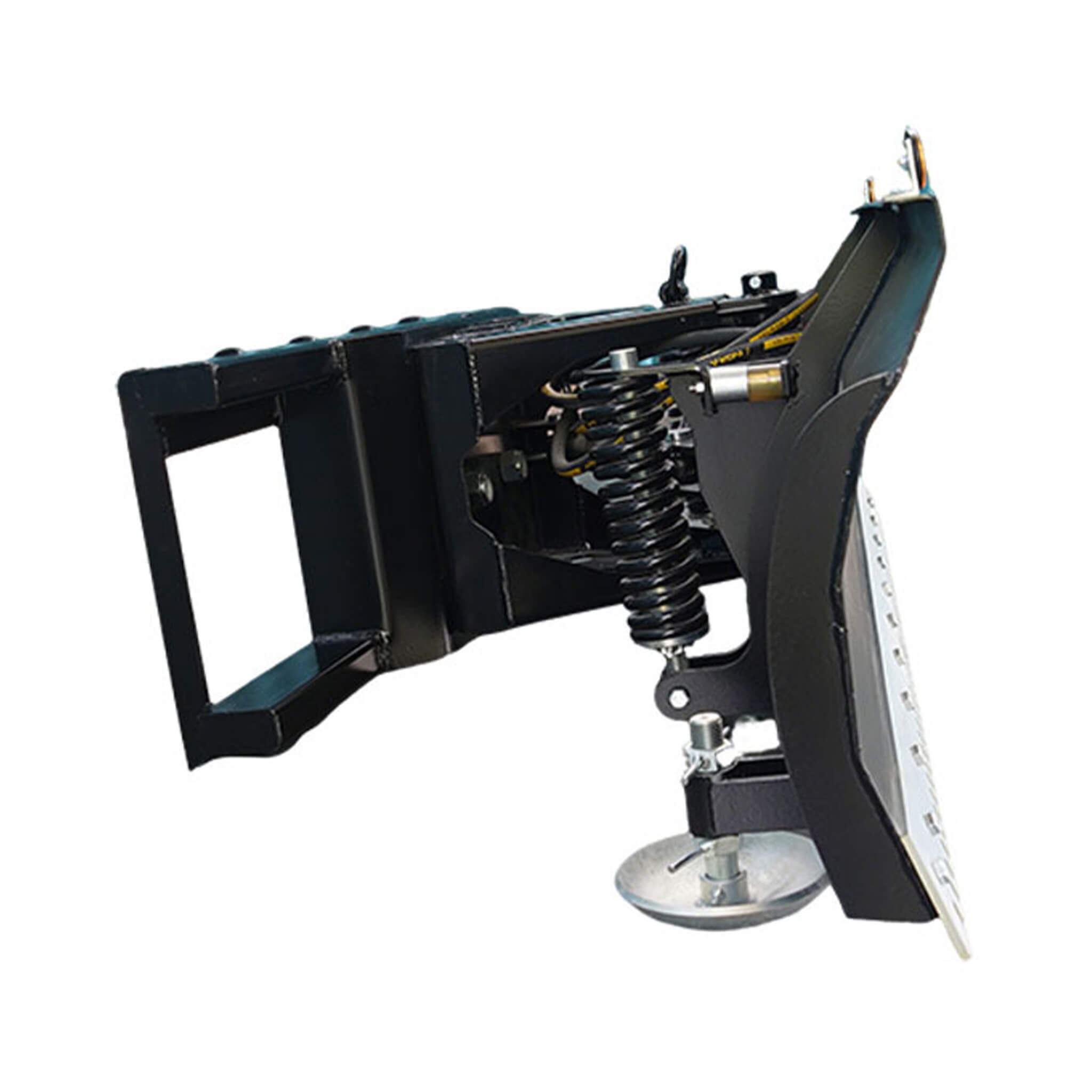 72-Inch Heavy-Duty Snow Plow Skid Steer Attachment With Dozer Blade (SAK27518)