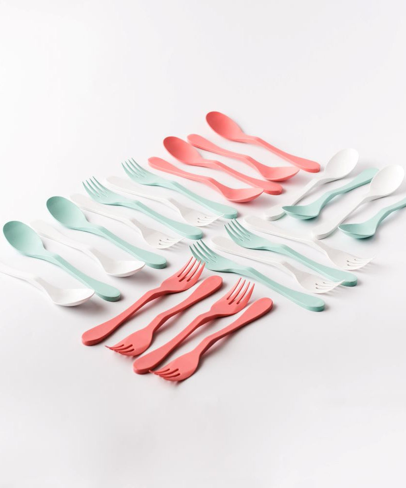 KNORK Eco 24er Pack Bambusbesteck-Set