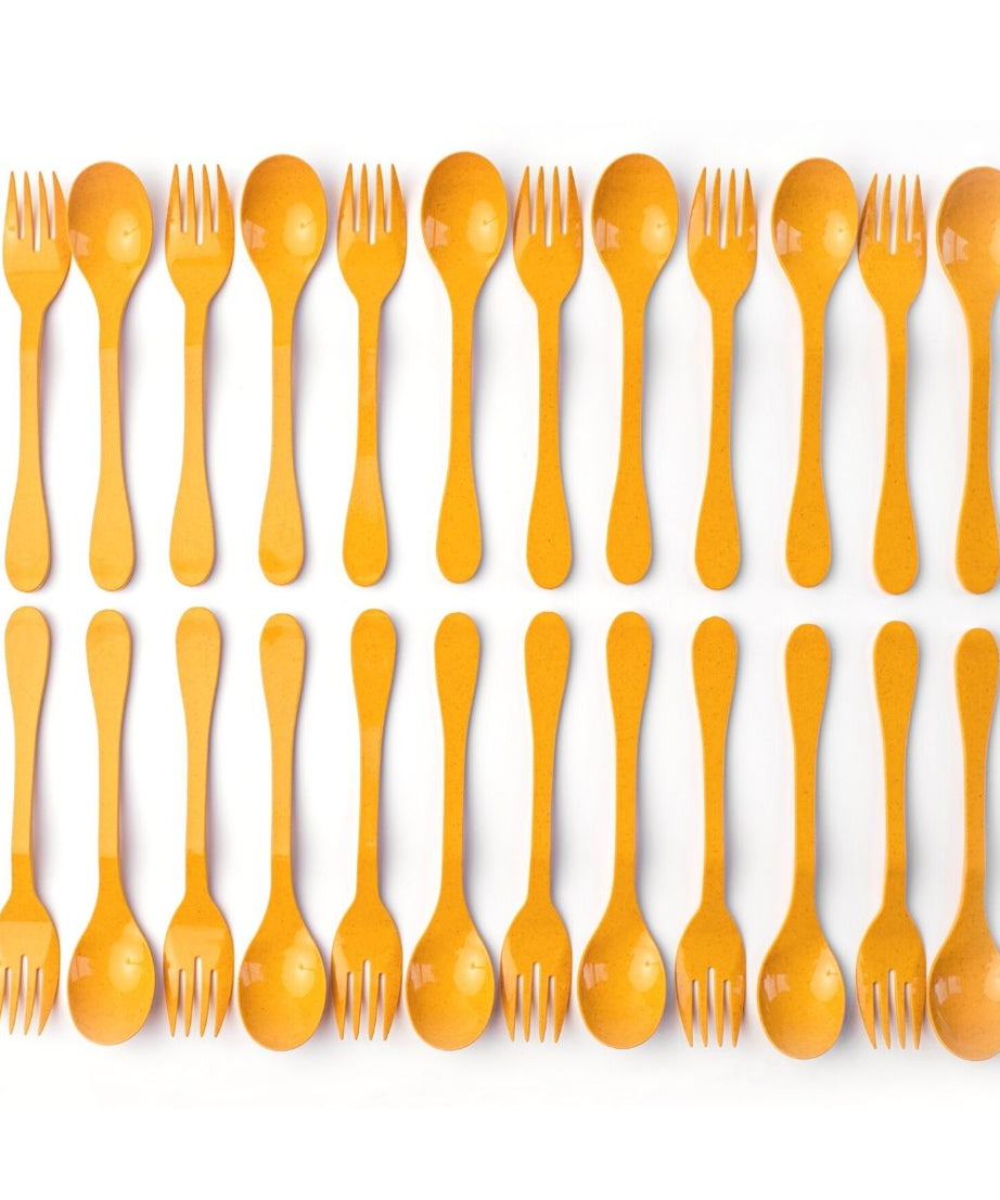 KNORK Eco 24er Pack Bambusbesteck-Set