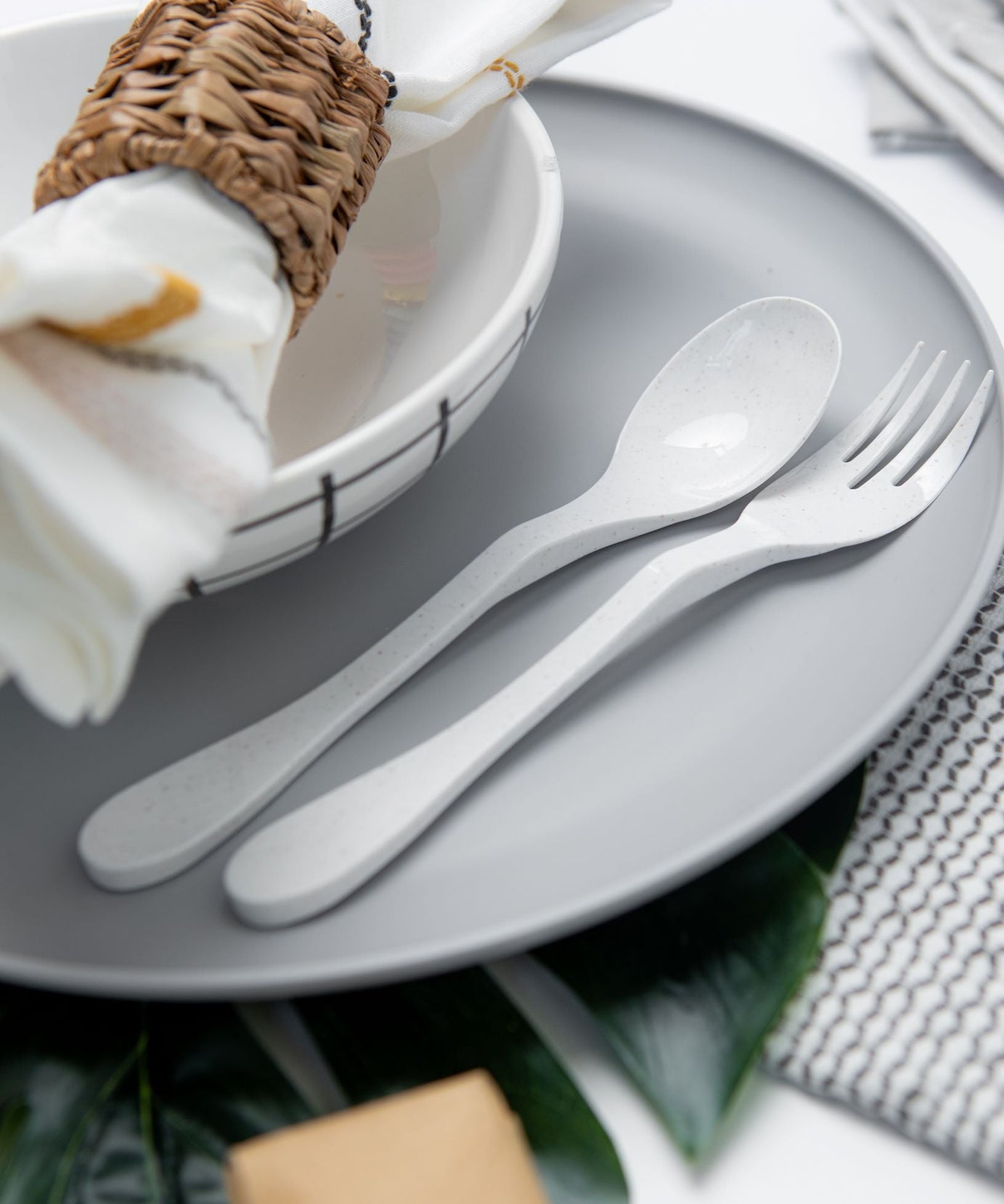 KNORK Eco 24er Pack Bambusbesteck-Set