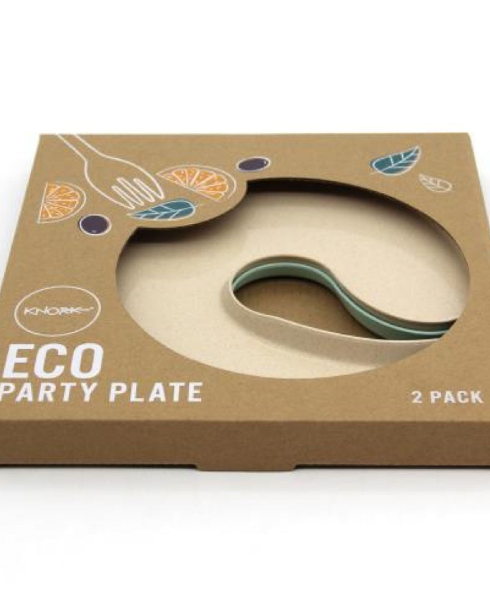 KNORK Eco Party-Teller, 2er-Pack