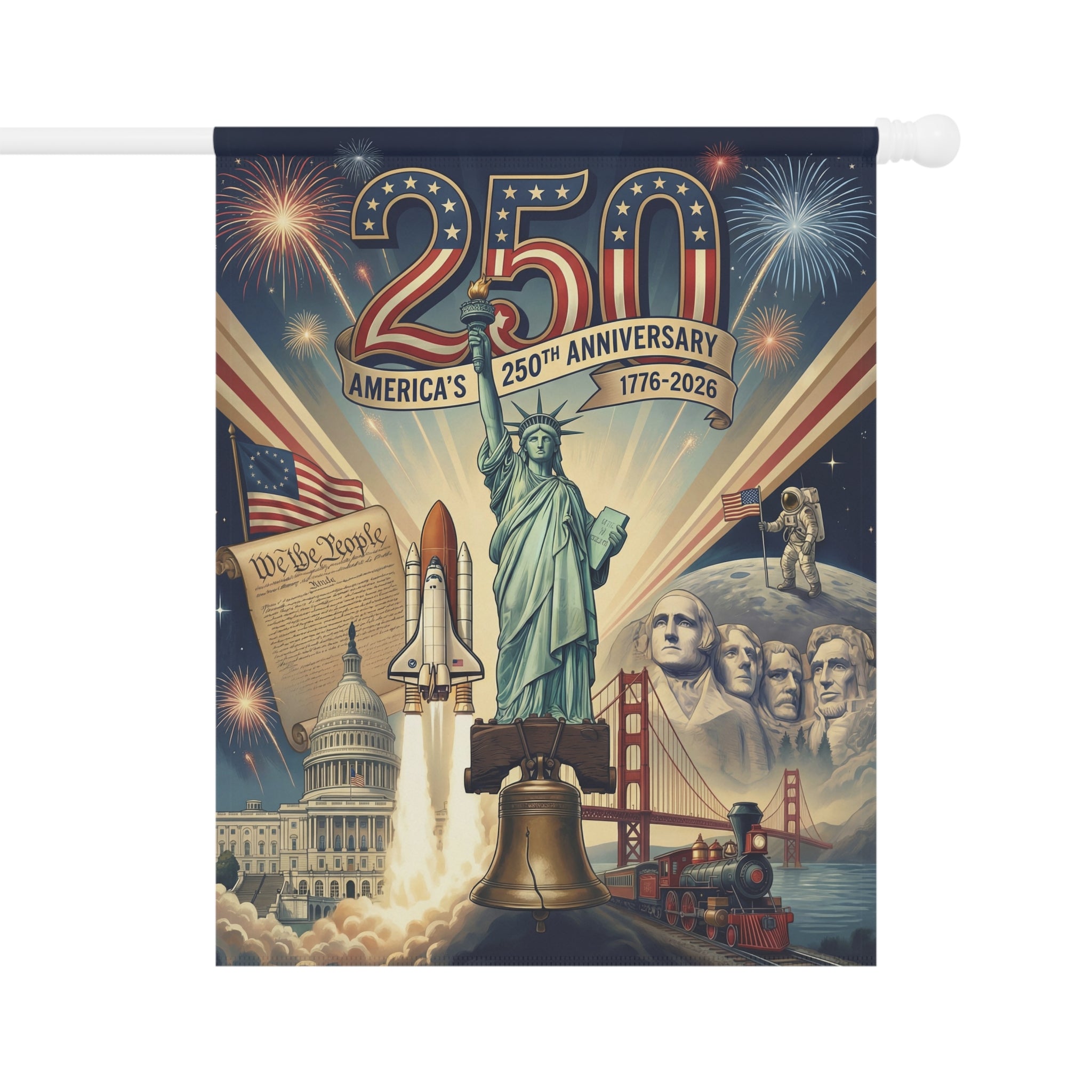 Amerika's 250. Jubiläum Gartenfahne & Hausbanner