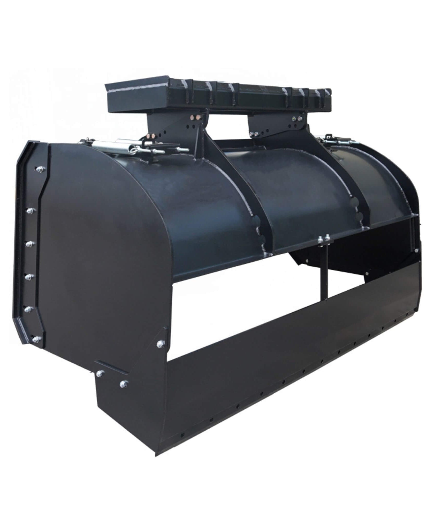74-Inch Heavy-Duty Skid Steer Trip Edge Snow Pusher Attachment (SAK34098)
