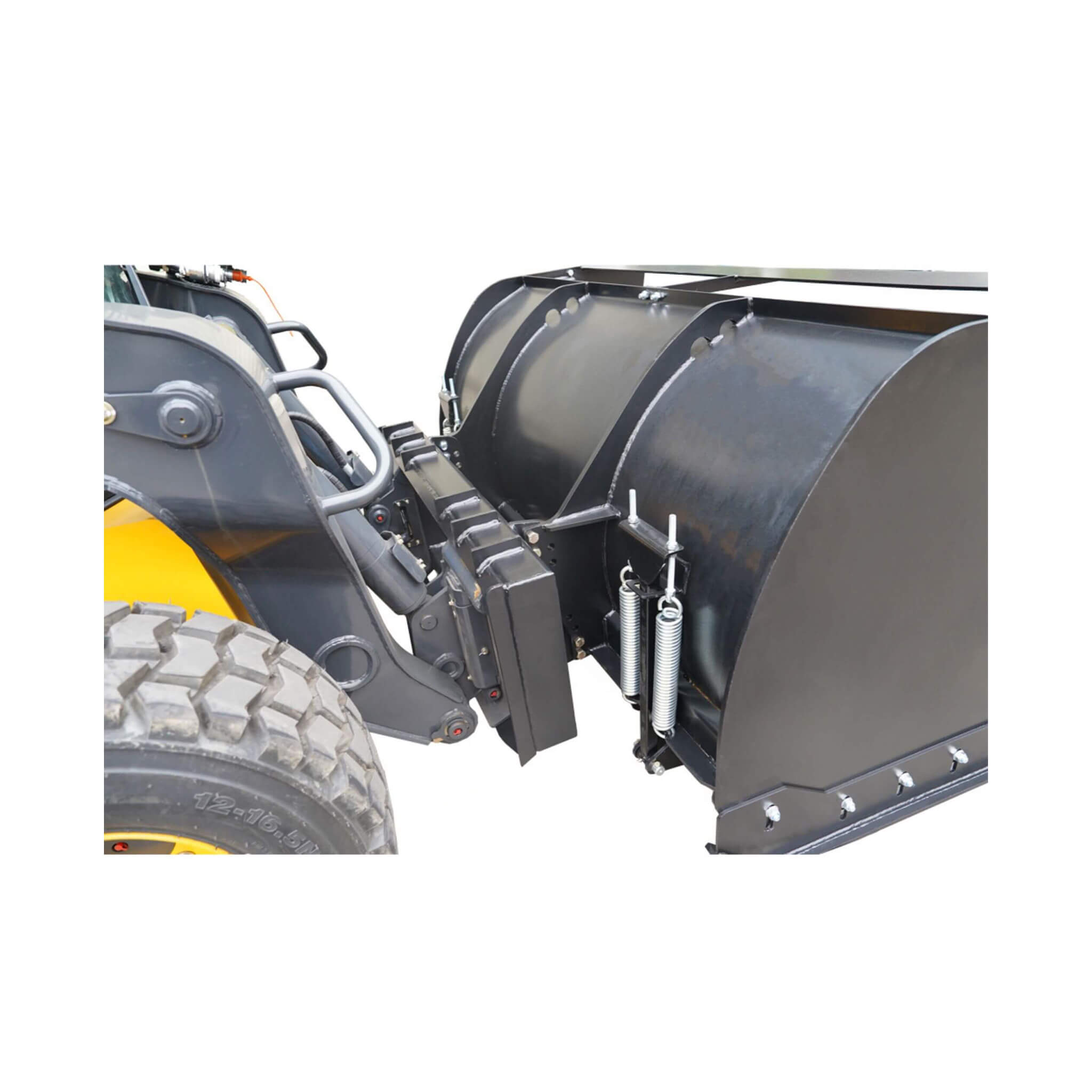 74-Inch Heavy-Duty Skid Steer Trip Edge Snow Pusher Attachment (SAK34098)