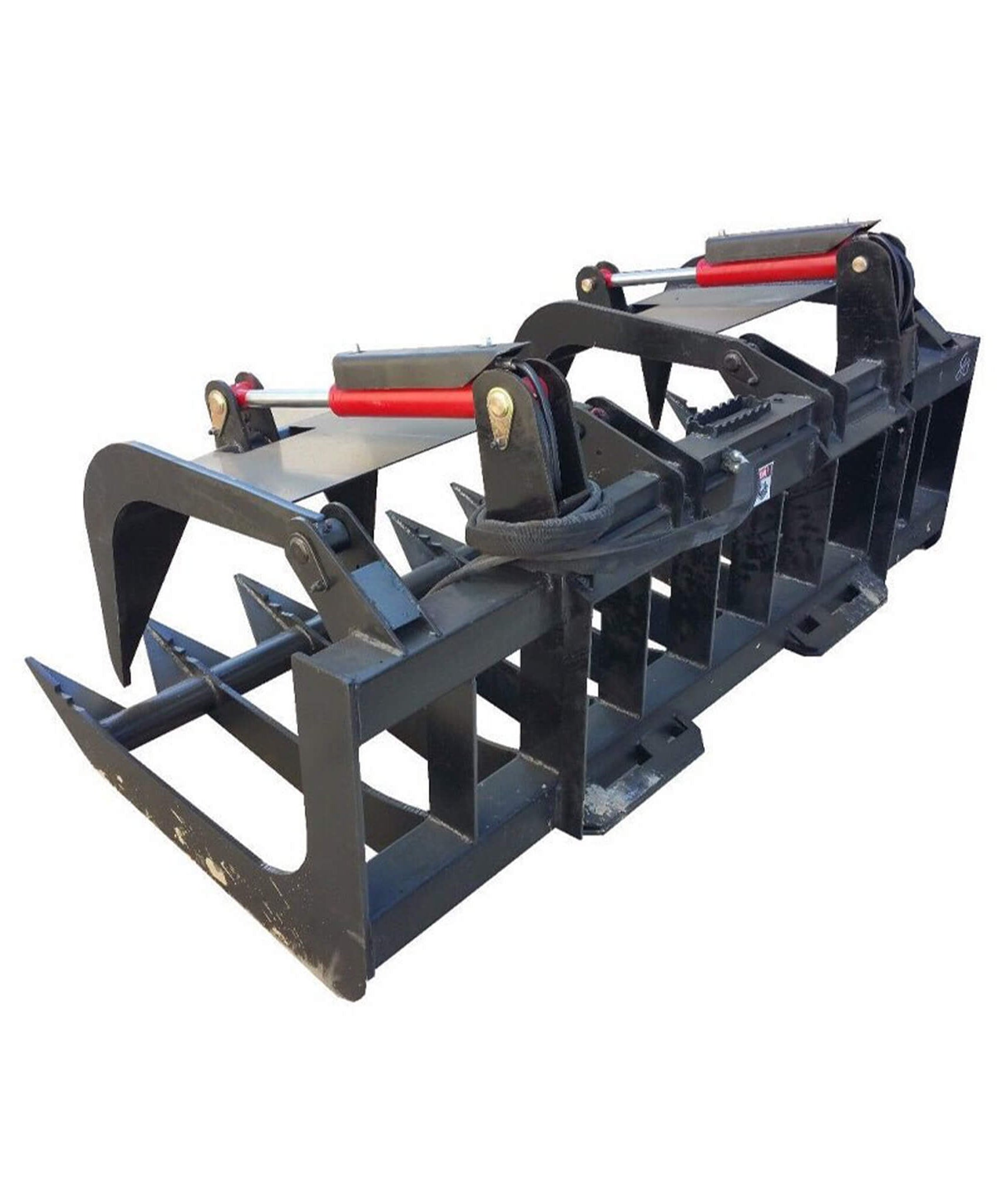 74-Inch Heavy-Duty Skid Steer Root Grapple Bucket Attachment (SAK65741)