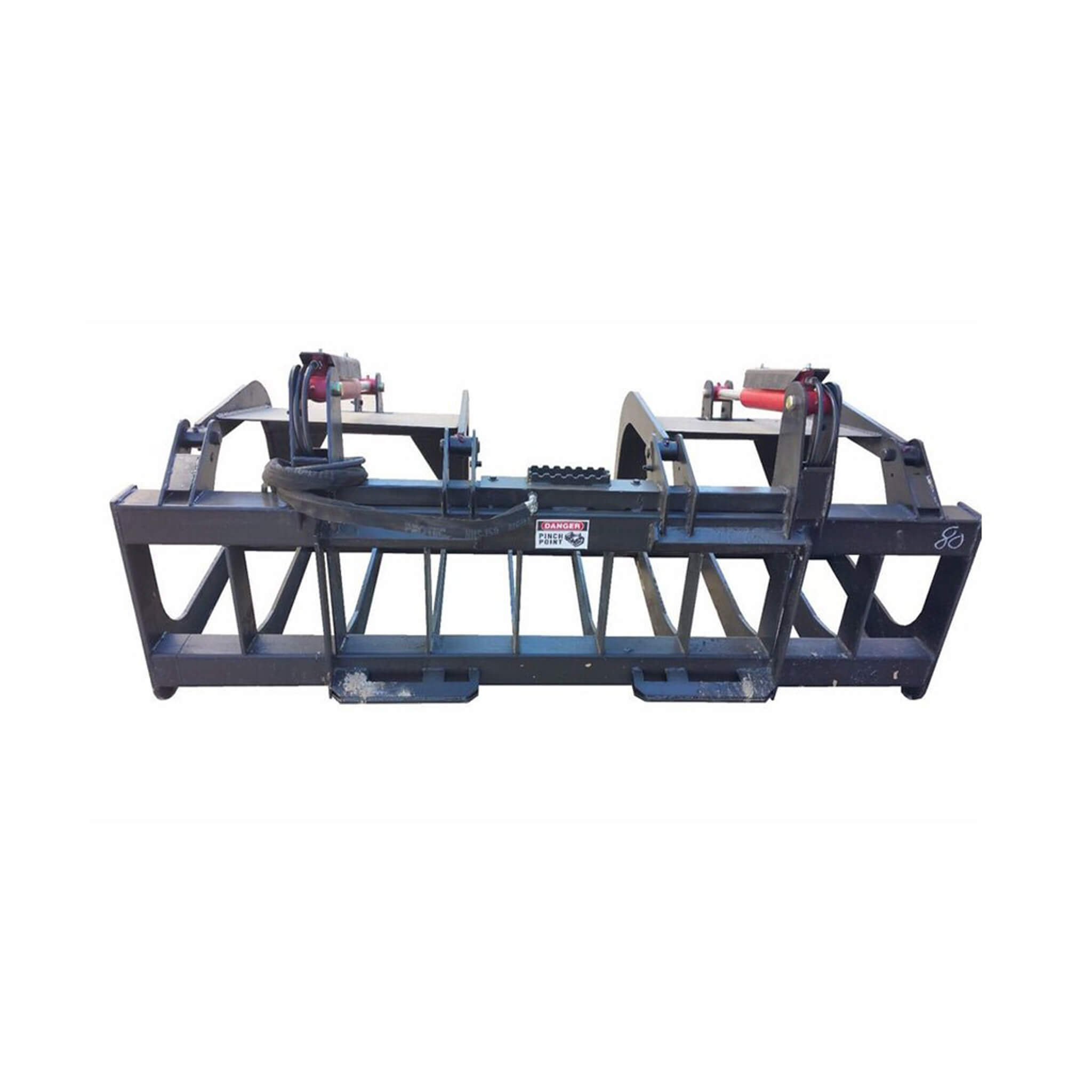74-Inch Heavy-Duty Skid Steer Root Grapple Bucket Attachment (SAK65741)
