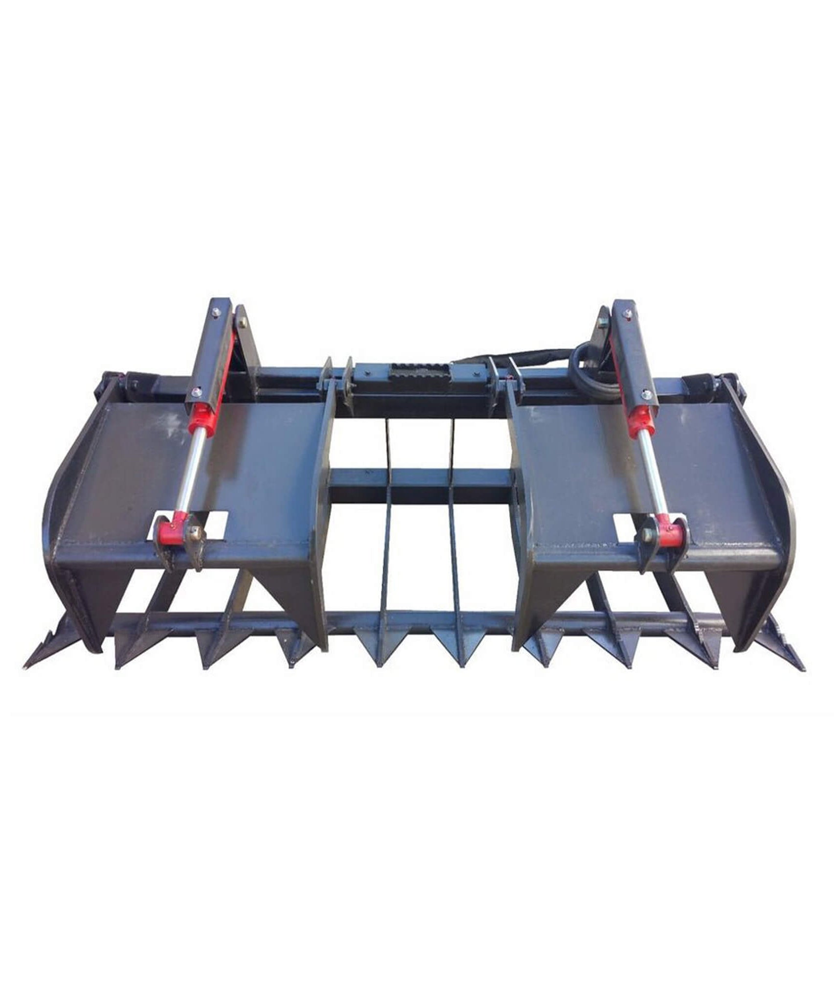 74-Inch Heavy-Duty Skid Steer Root Grapple Bucket Attachment (SAK65741)