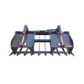 74-Inch Heavy-Duty Skid Steer Root Grapple Bucket Attachment (SAK65741)