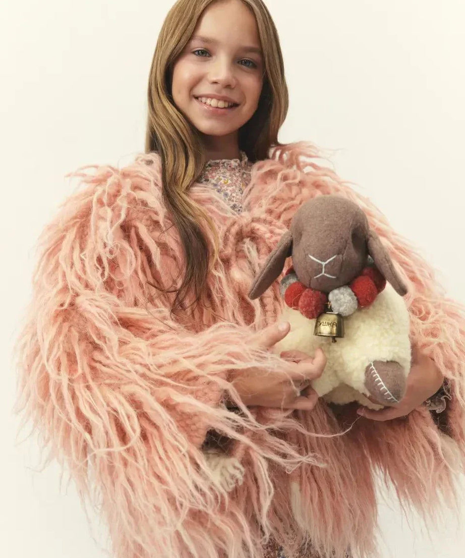 Large Wool Lamb Toy
