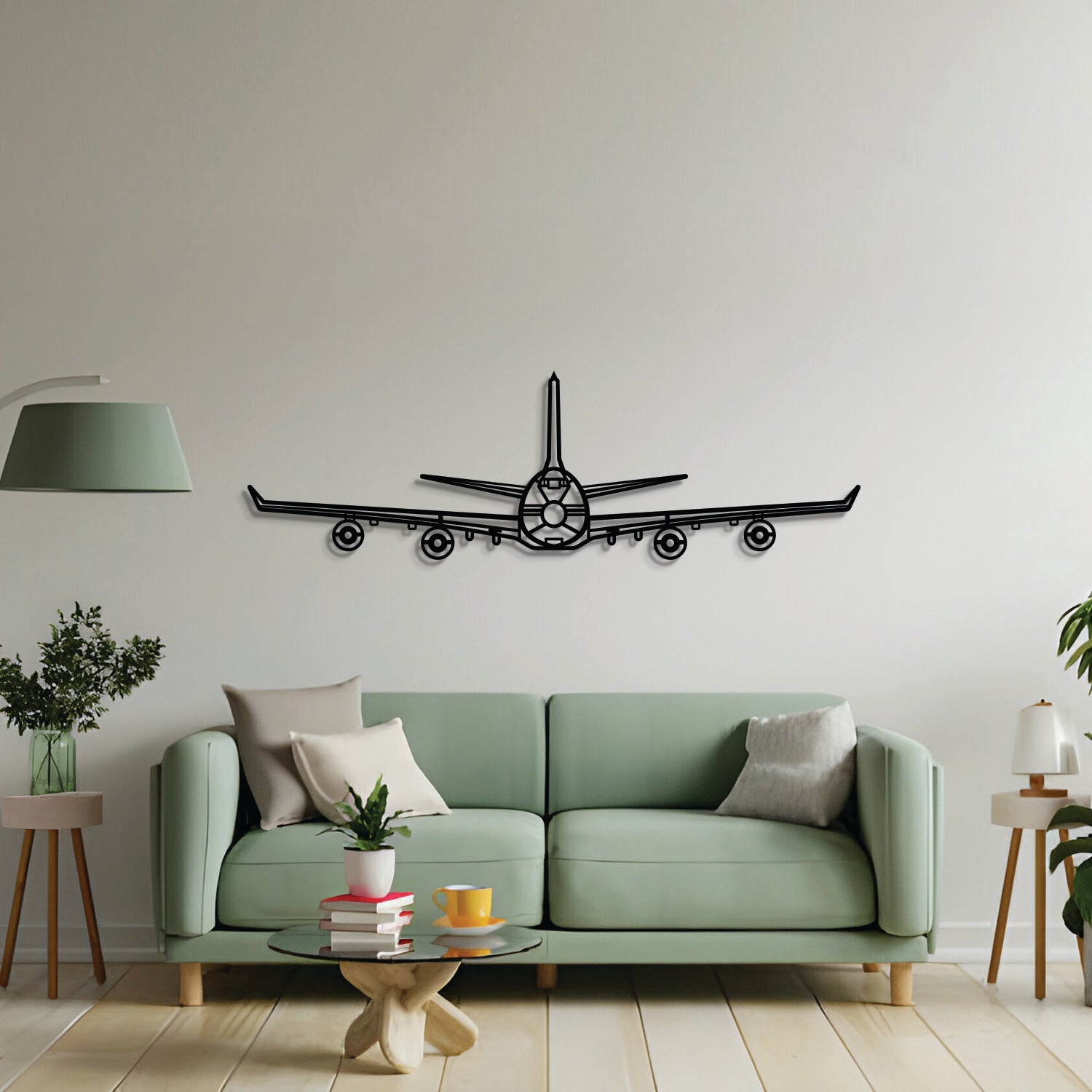 747 Flugzeug Wandbild aus Metall – NCP0508