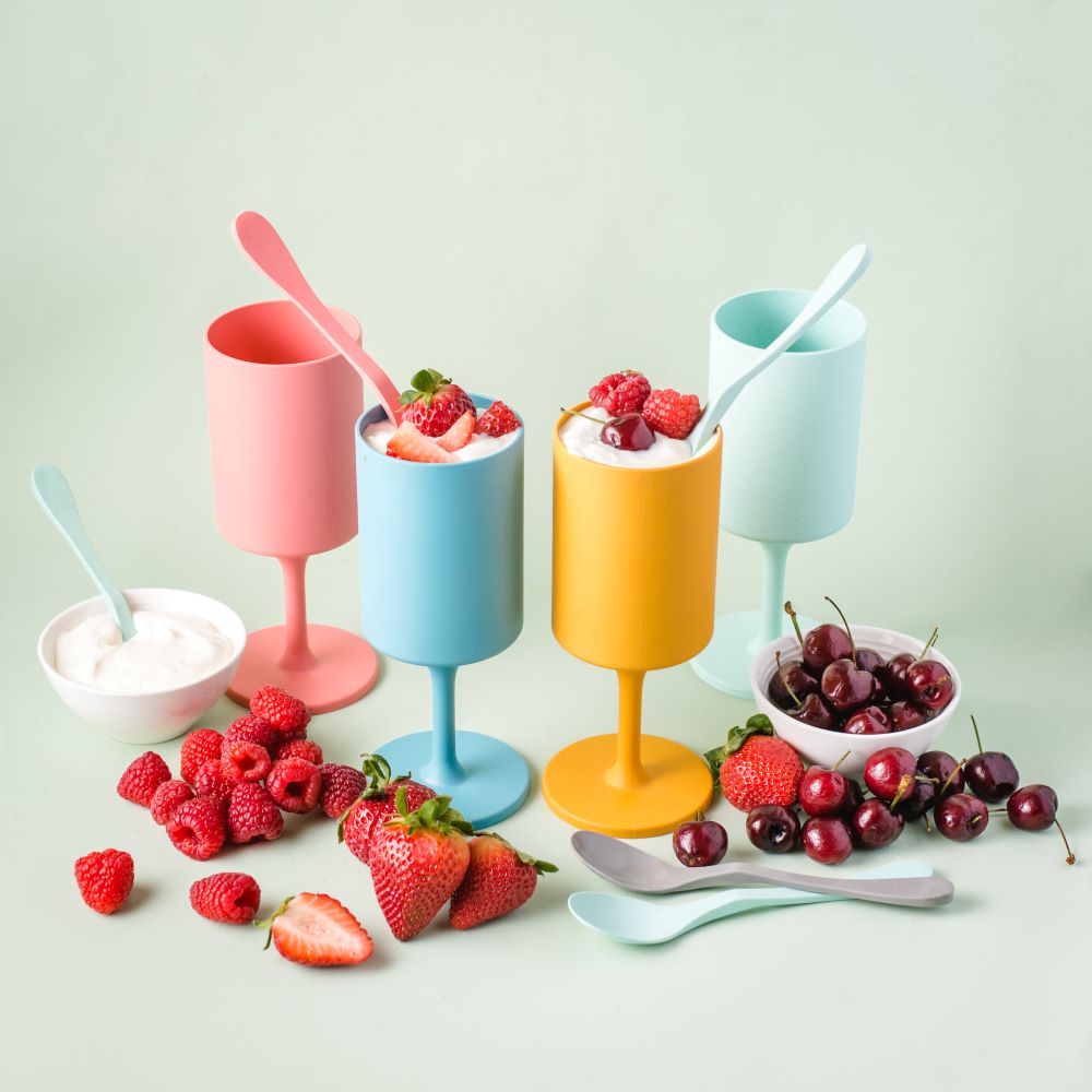 Eco Party Cup, 4-teilig, Outdoor Weinglas