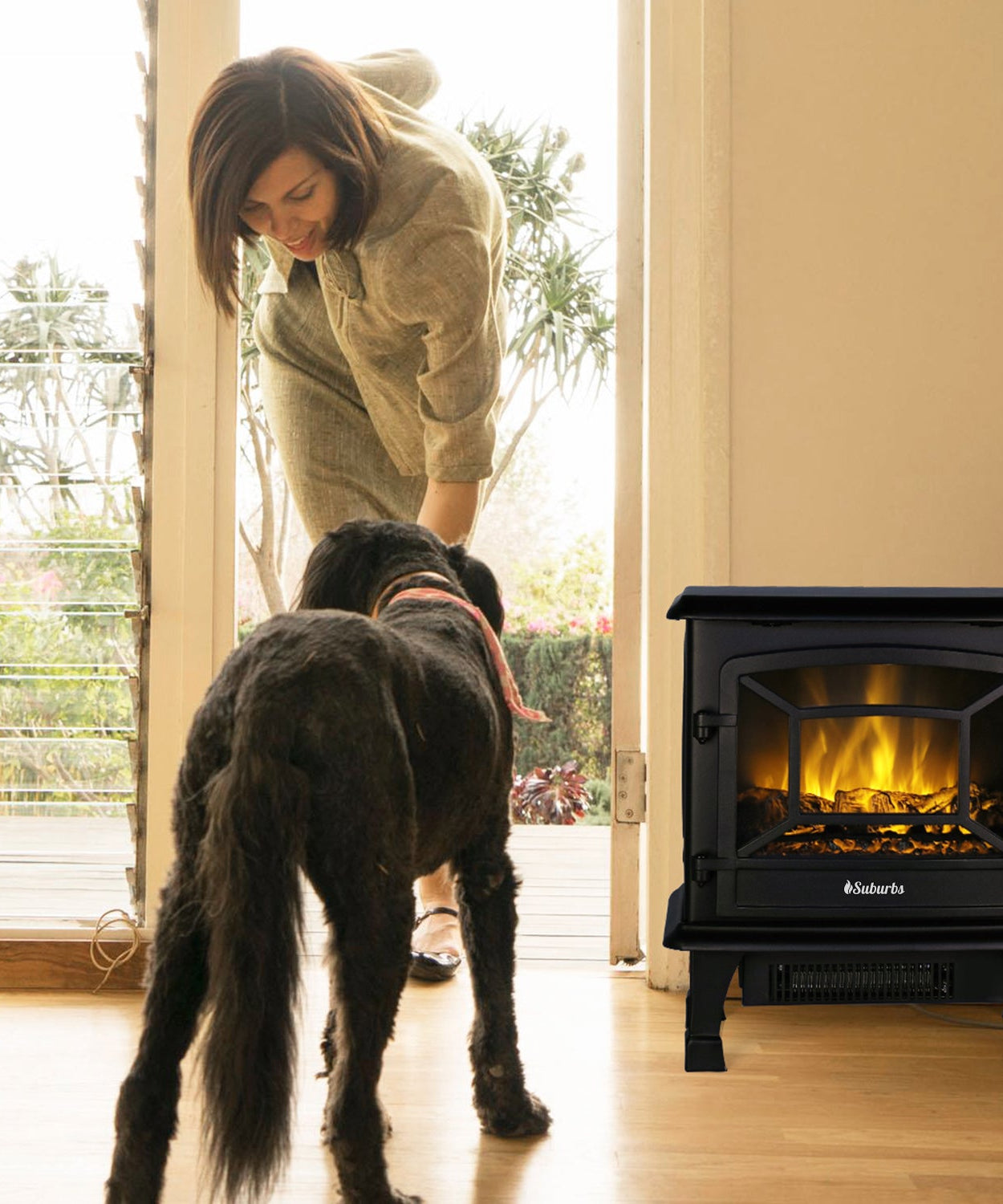 (Open Box) Suburbs TS20 Electric Fireplace Stove