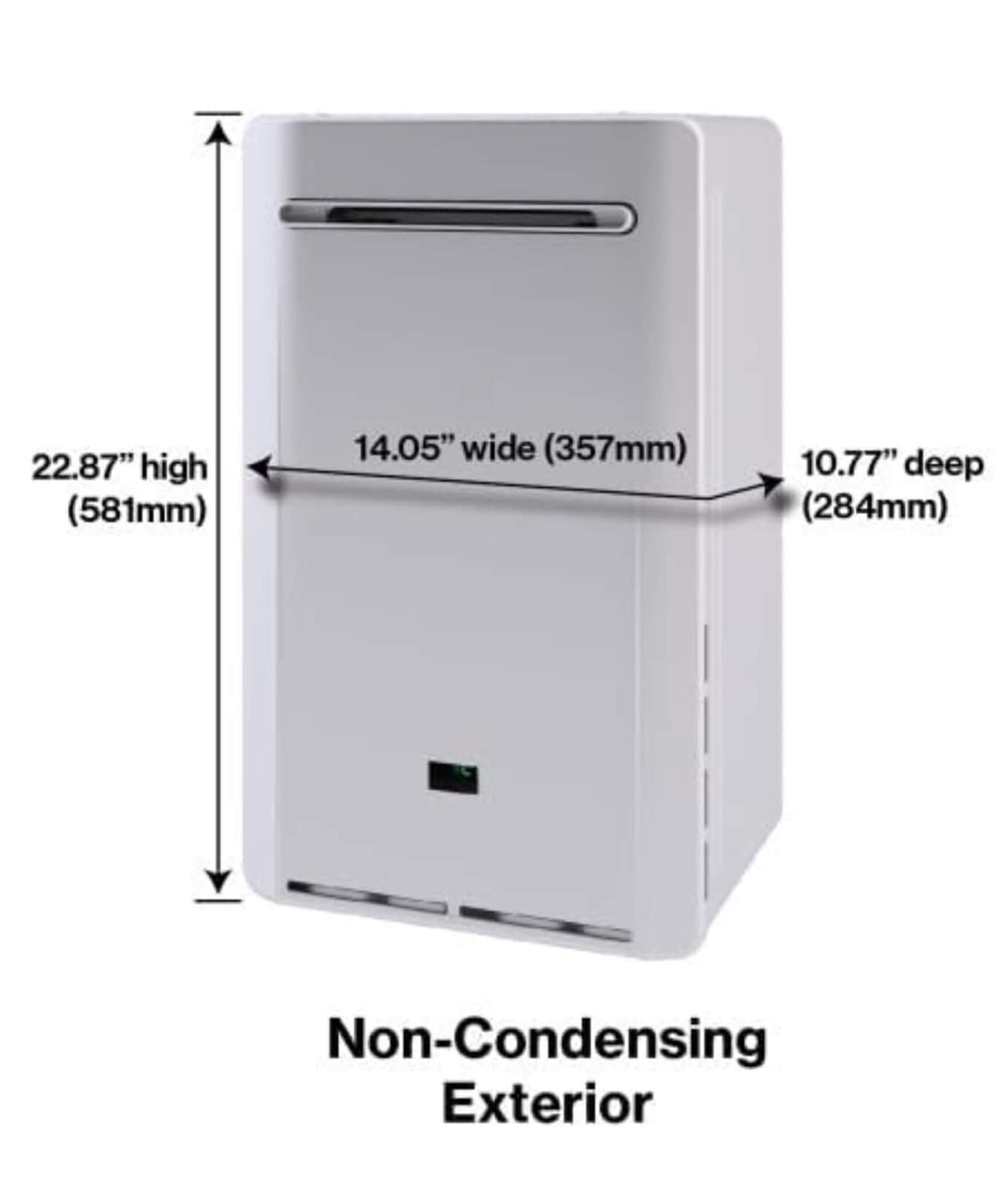 RN 8.5 GPM Indoor 180K BTU Non-Condensing Tankless Natural Gas Water Heater (SAK39176)