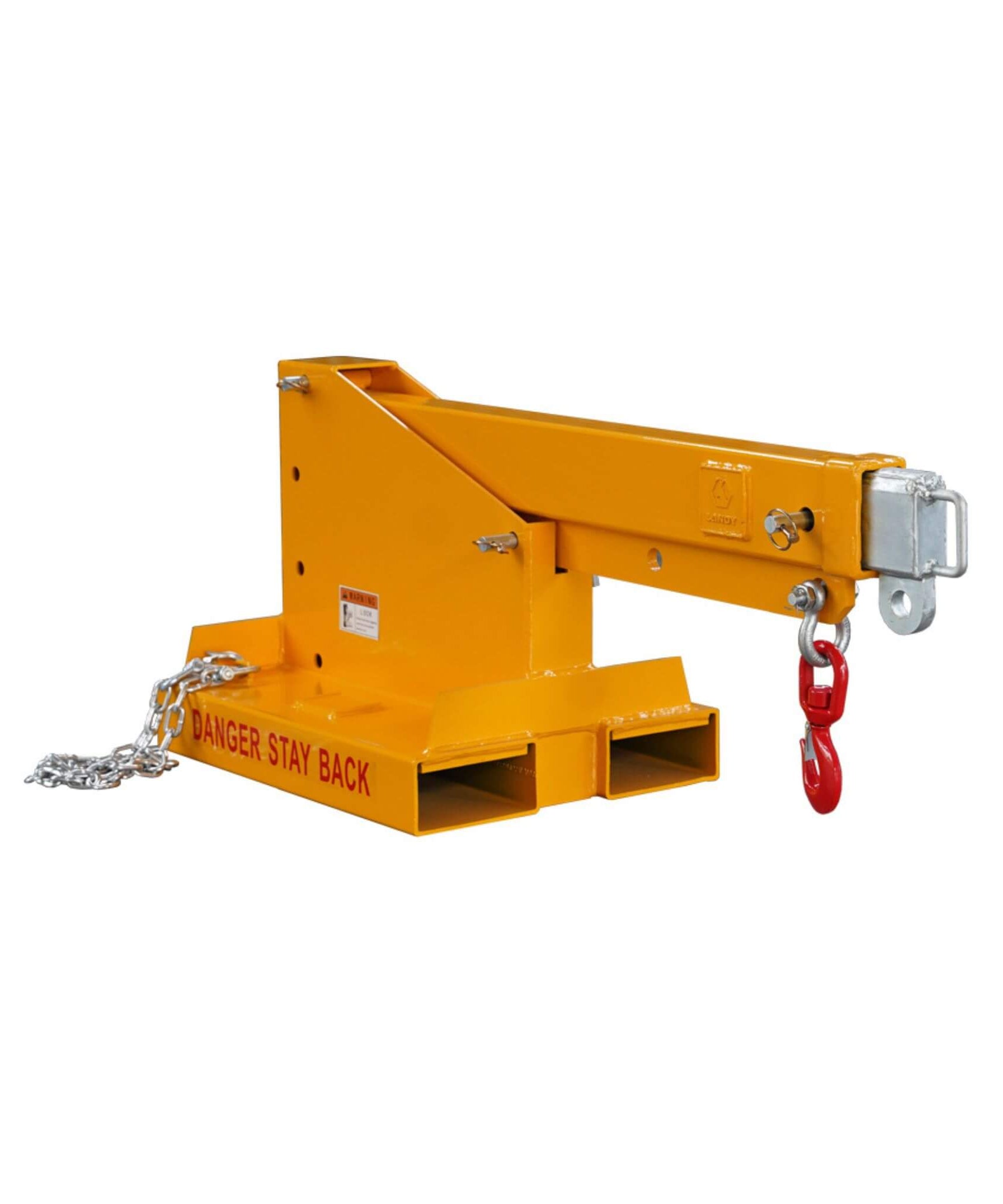 Heavy-Duty 80-Inch 2500KG Fork Mounted Telescopic Jib Boom Forklift Crane (SAK90437)