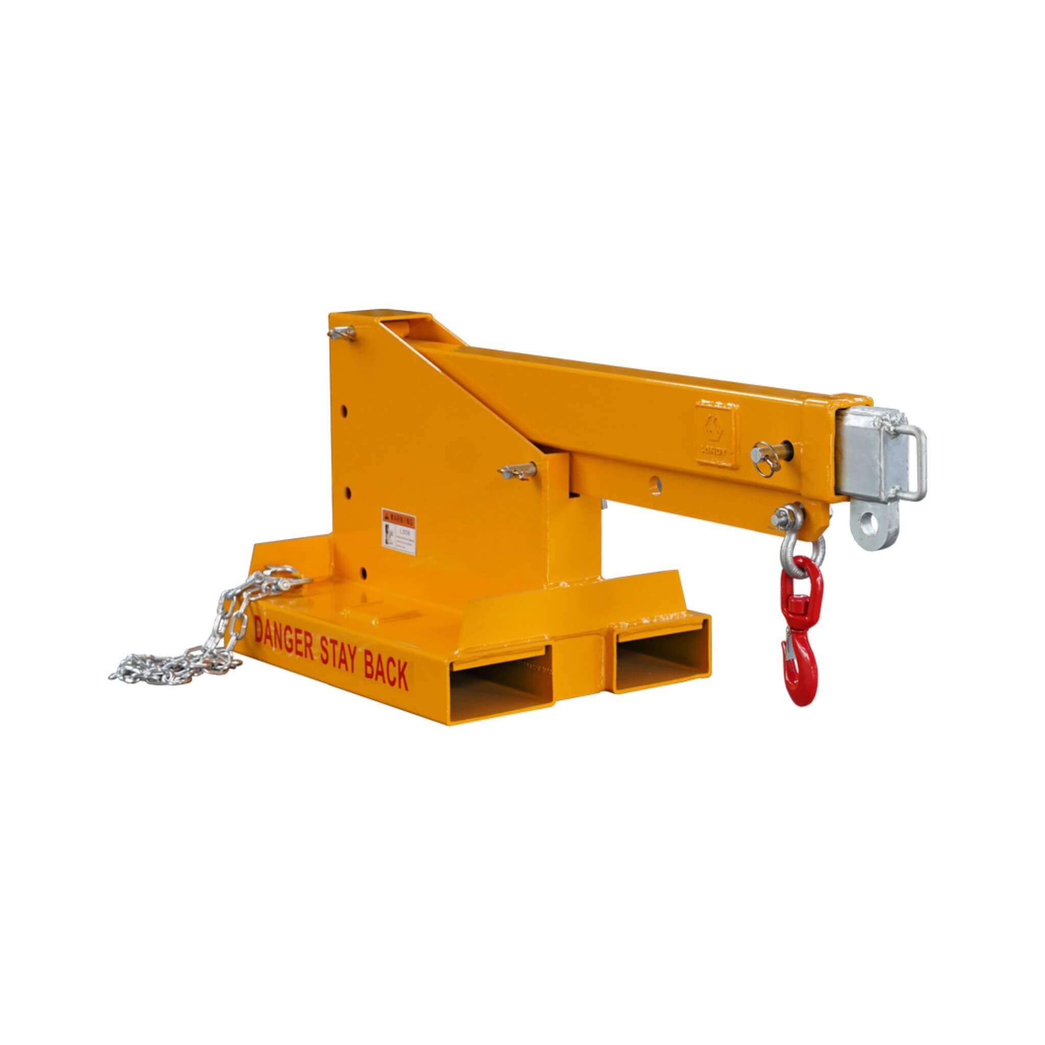 Heavy-Duty 80-Inch 2500KG Fork Mounted Telescopic Jib Boom Forklift Crane (SAK90437)