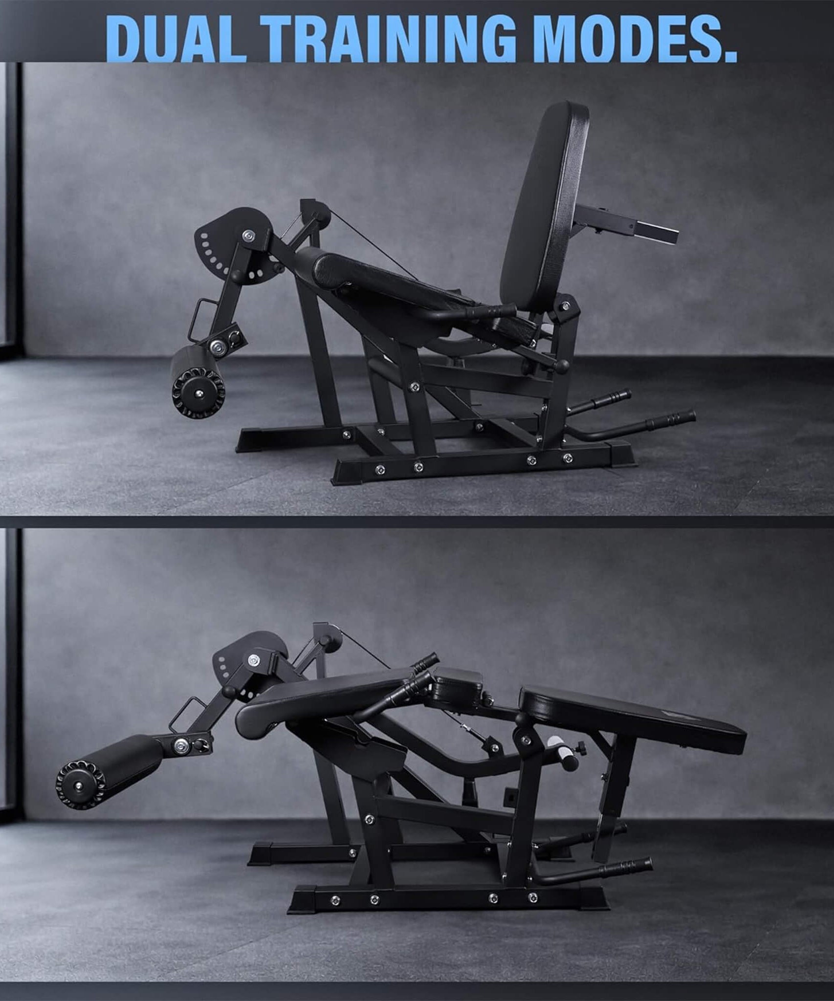Rovix 800LBS Adjustable Lower Body Leg Extension And Curl Machine (SAK70528)